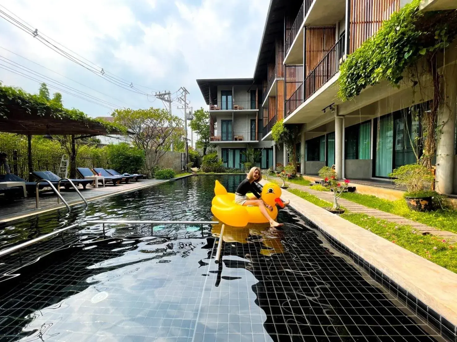 Swimming Pool in Lamphu House Chiang Mai - SHA Extra Plus Certified