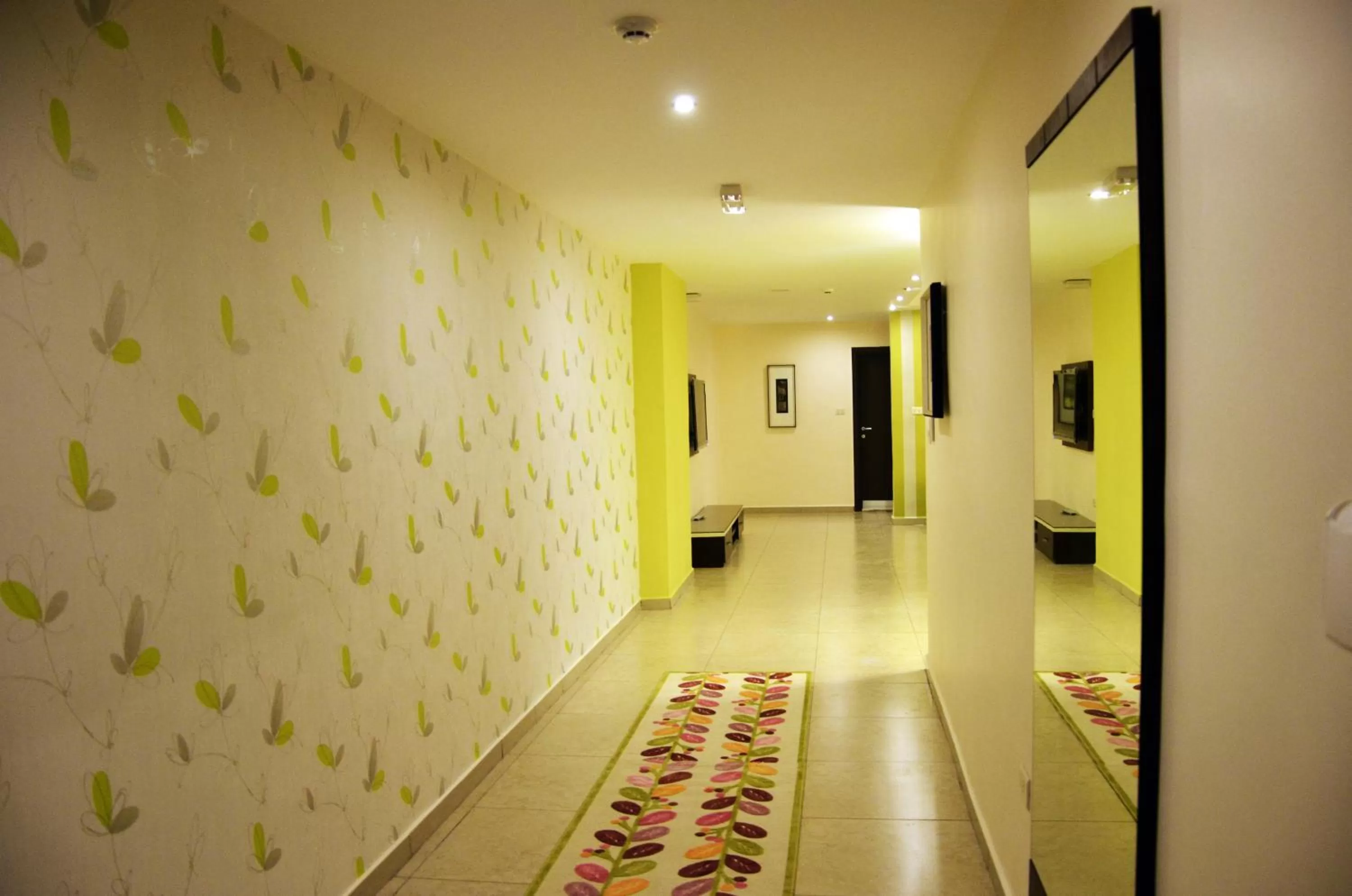 Decorative detail in City Rose Hotel Suites