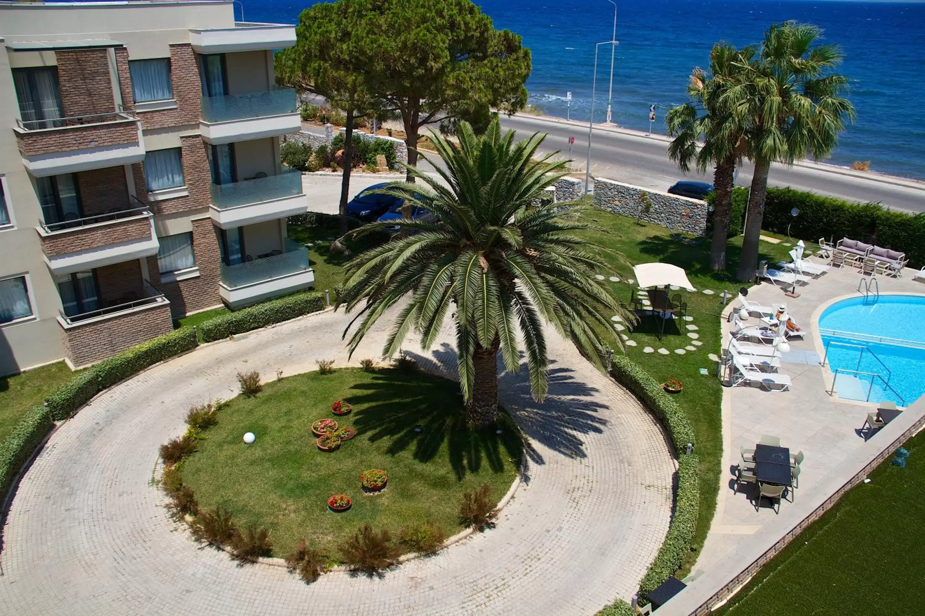 Bird's eye view, Pool View in Elysion Hotel