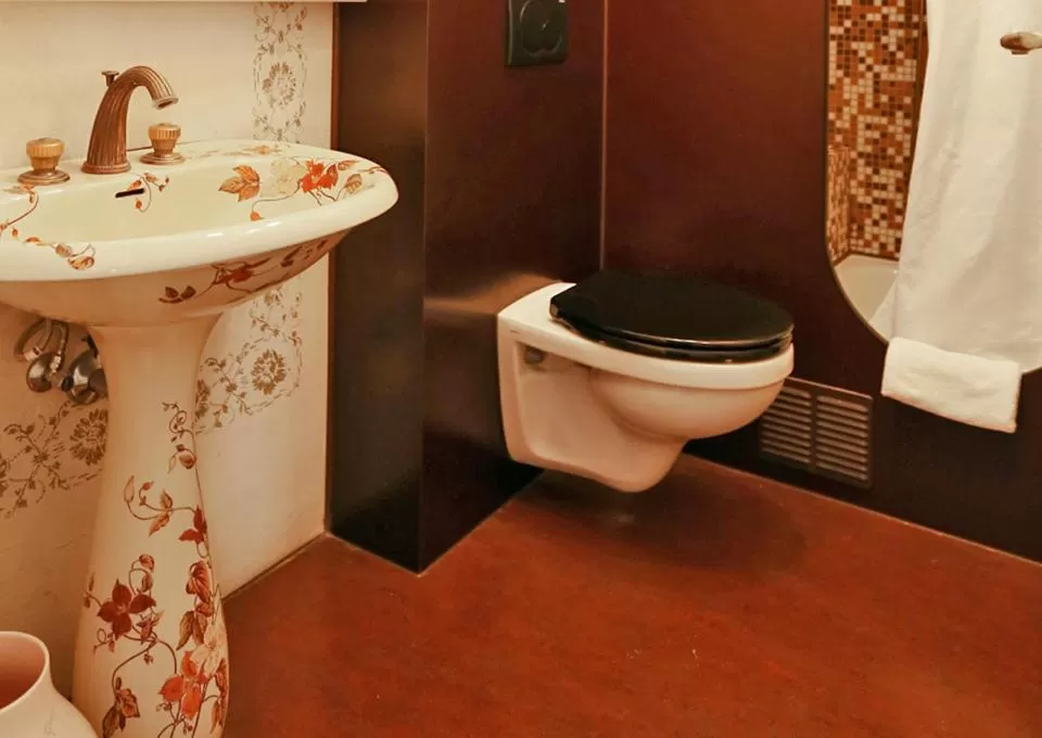 Toilet in Hotel Lux