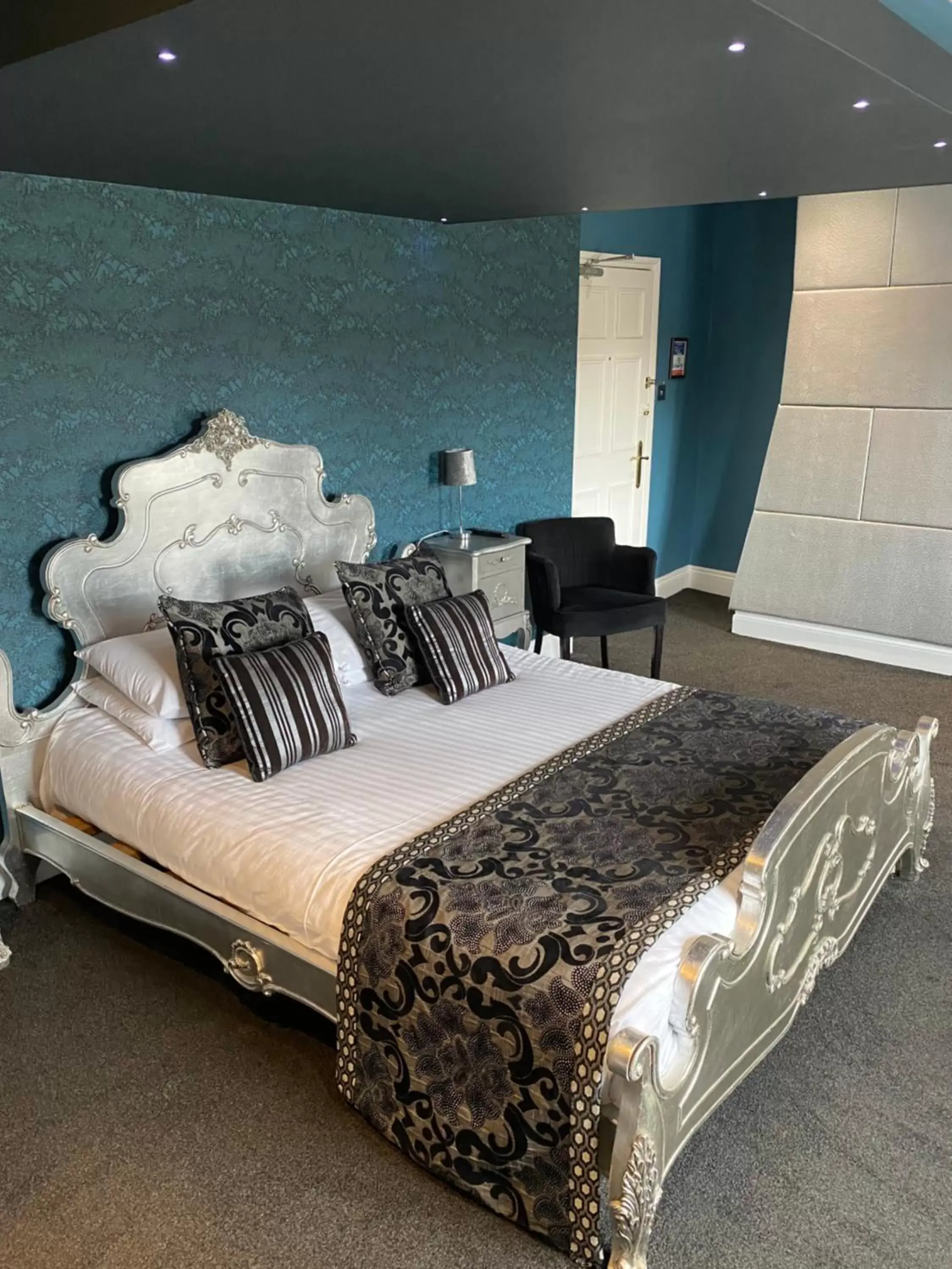 Bed in The Vine Hotel, Skegness