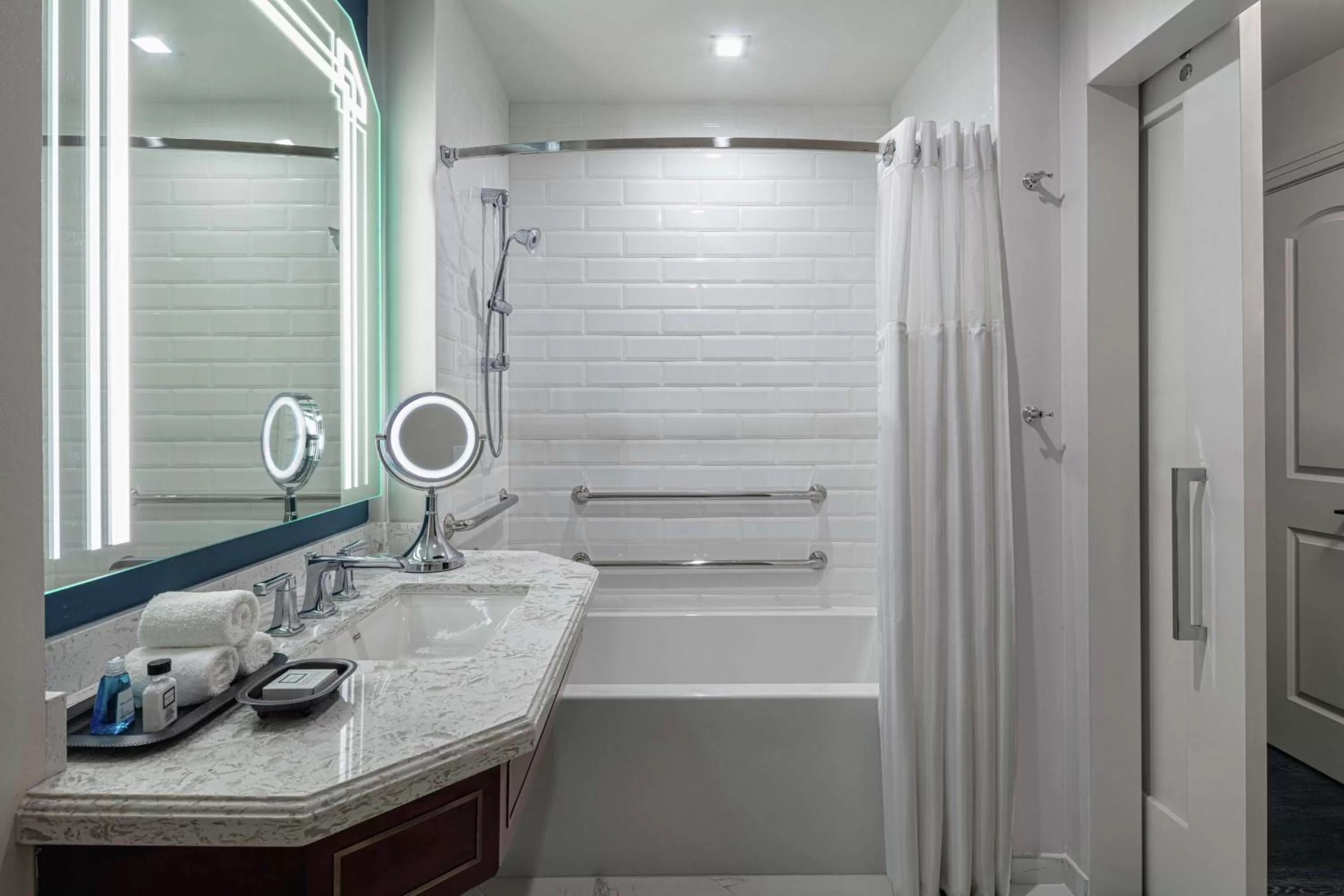 Bathroom in The Higgins Hotel New Orleans, Curio Collection by Hilton