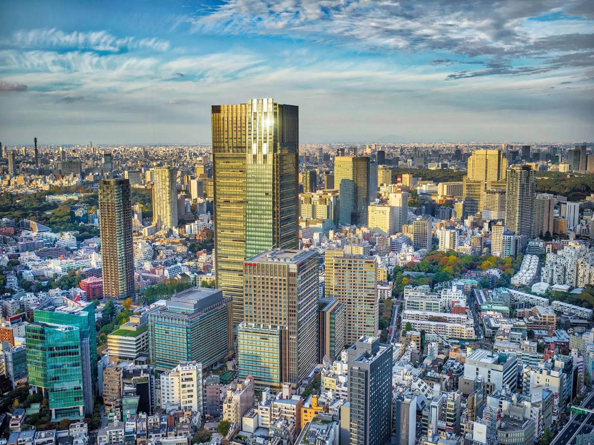 Property building, Bird's-eye View in The Ritz-Carlton Tokyo