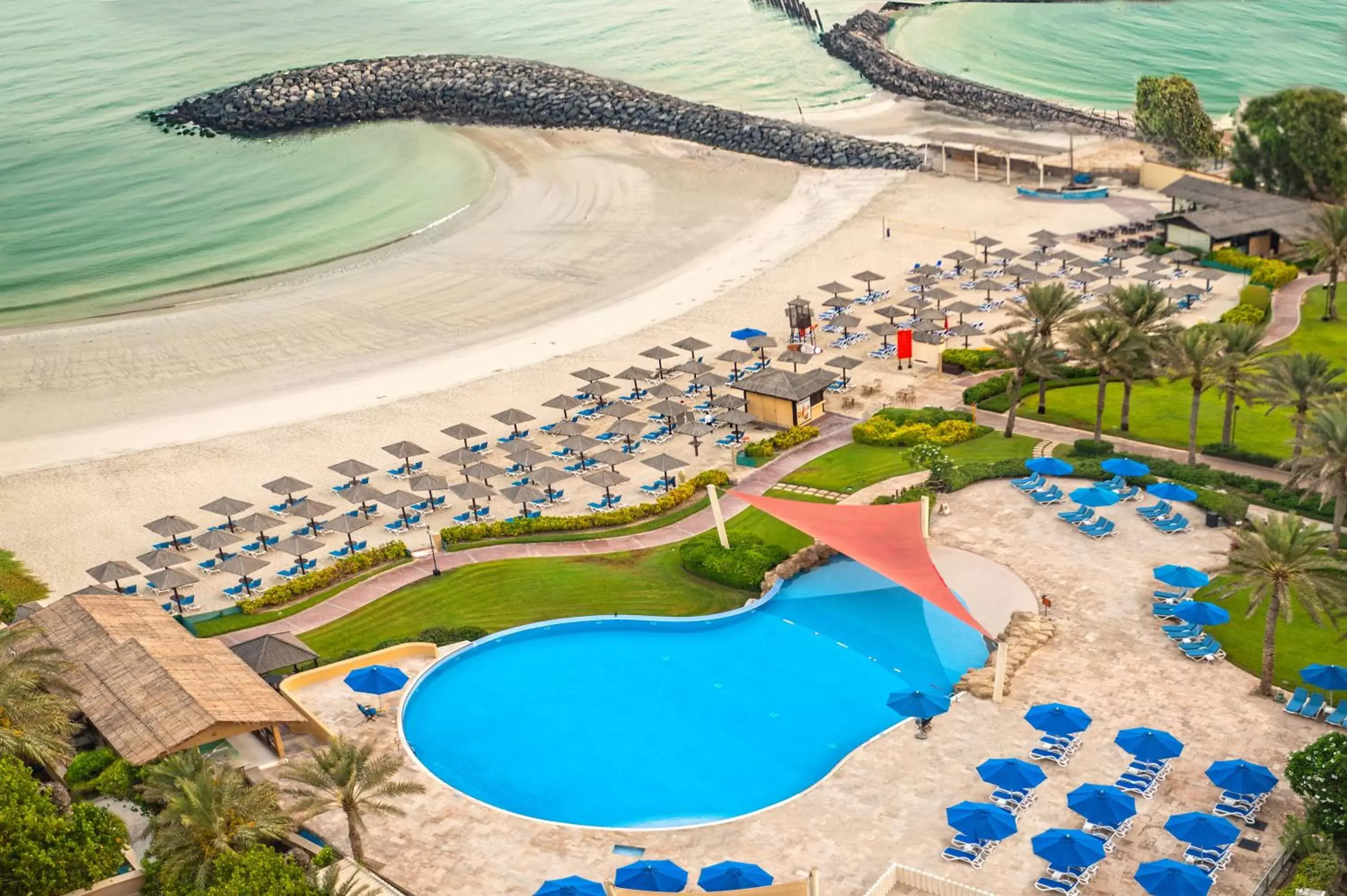 Bird's eye view, Pool View in Coral Beach Resort Sharjah