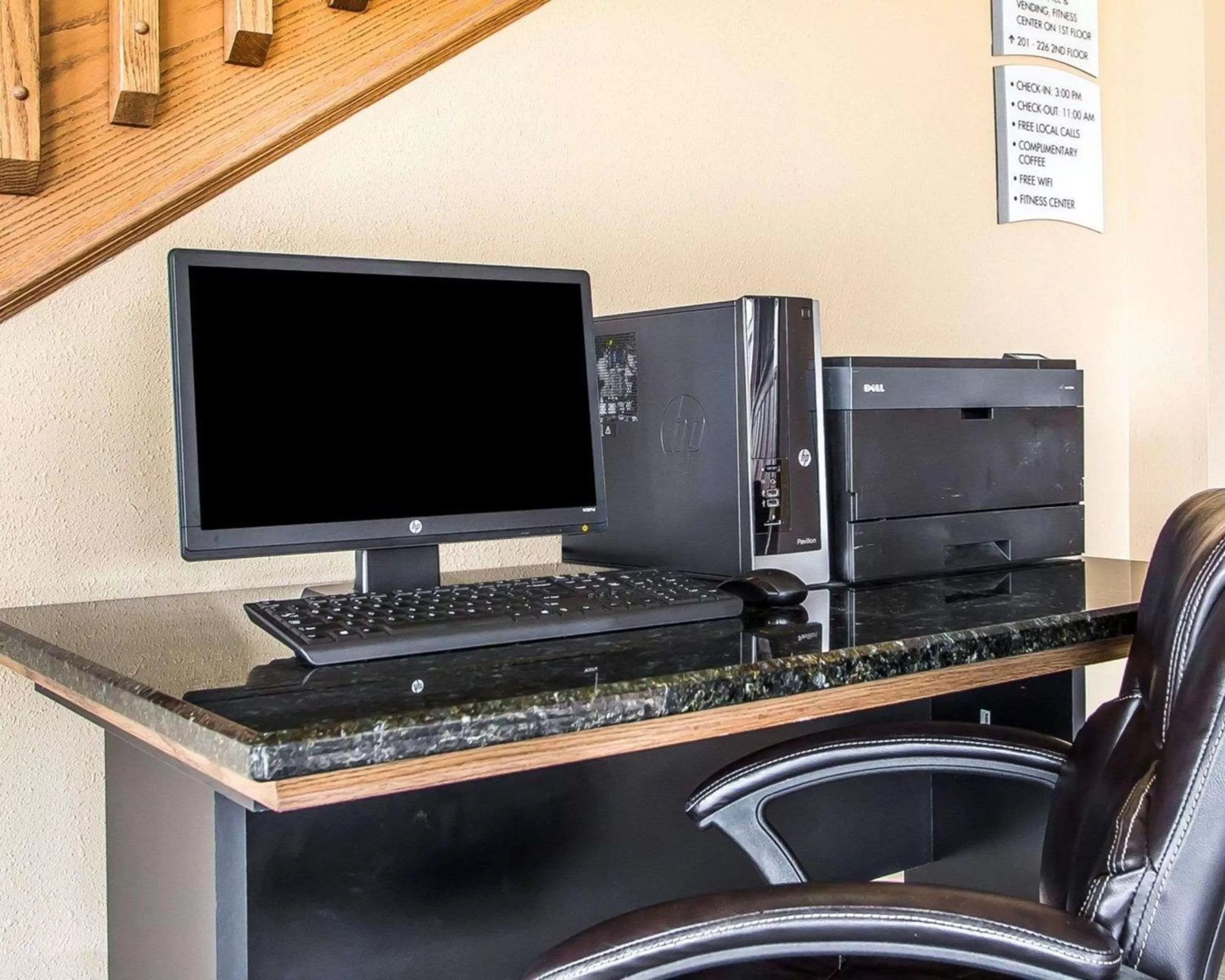 On site in Quality Inn Morton at I-74