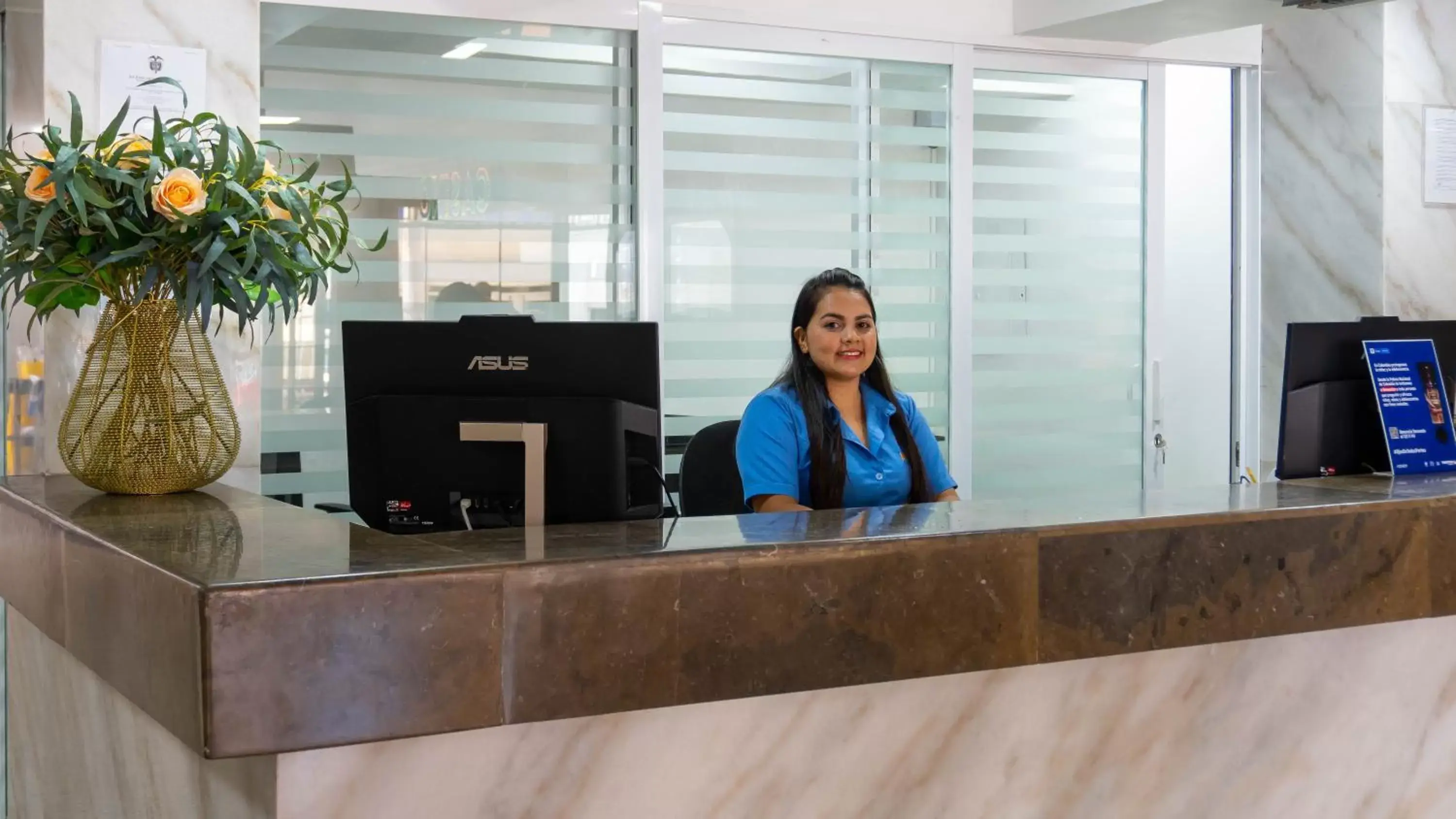 Lobby or reception in Hotel Arhuaco Rodadero Lobby or reception in Hotel Arhuaco Rodadero