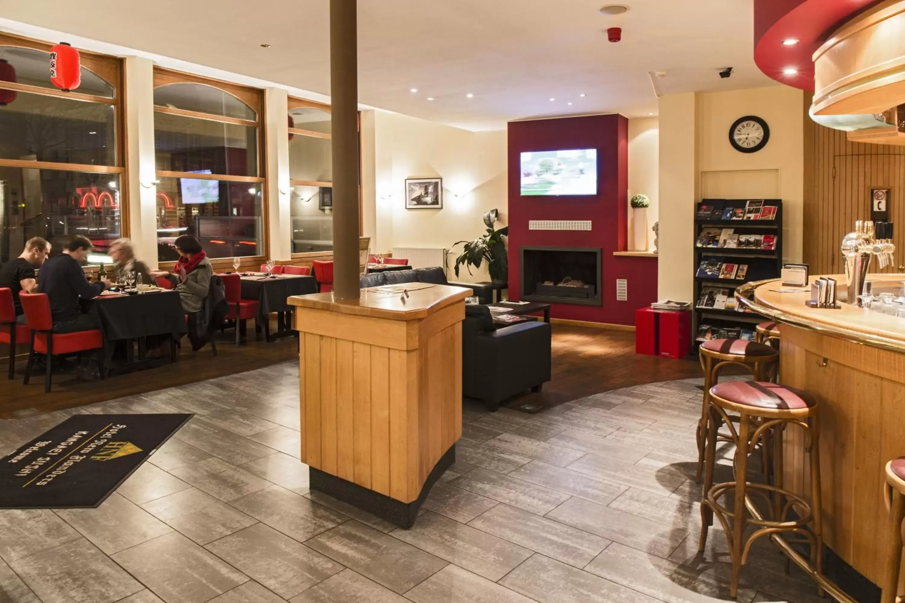 Lounge or bar, Restaurant/Places to Eat in Hotel New Flanders