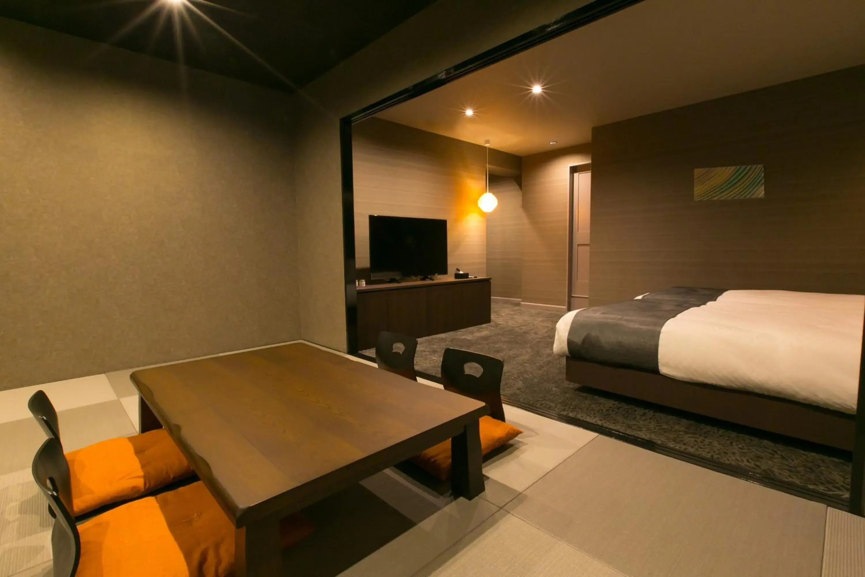 TV/Entertainment Center in Hotel Banister Kyoto