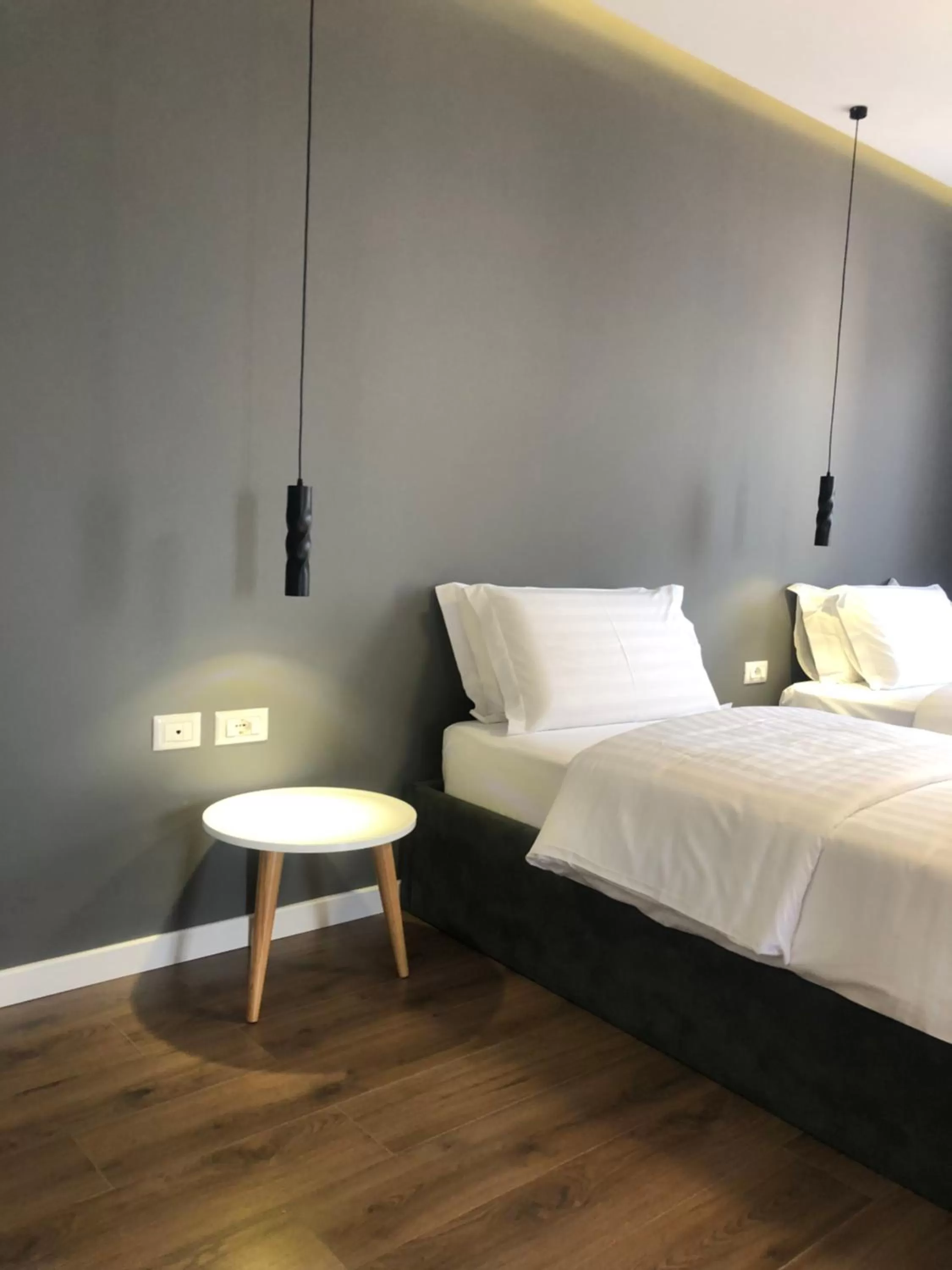 Bed in Grand Hotel Pogradec