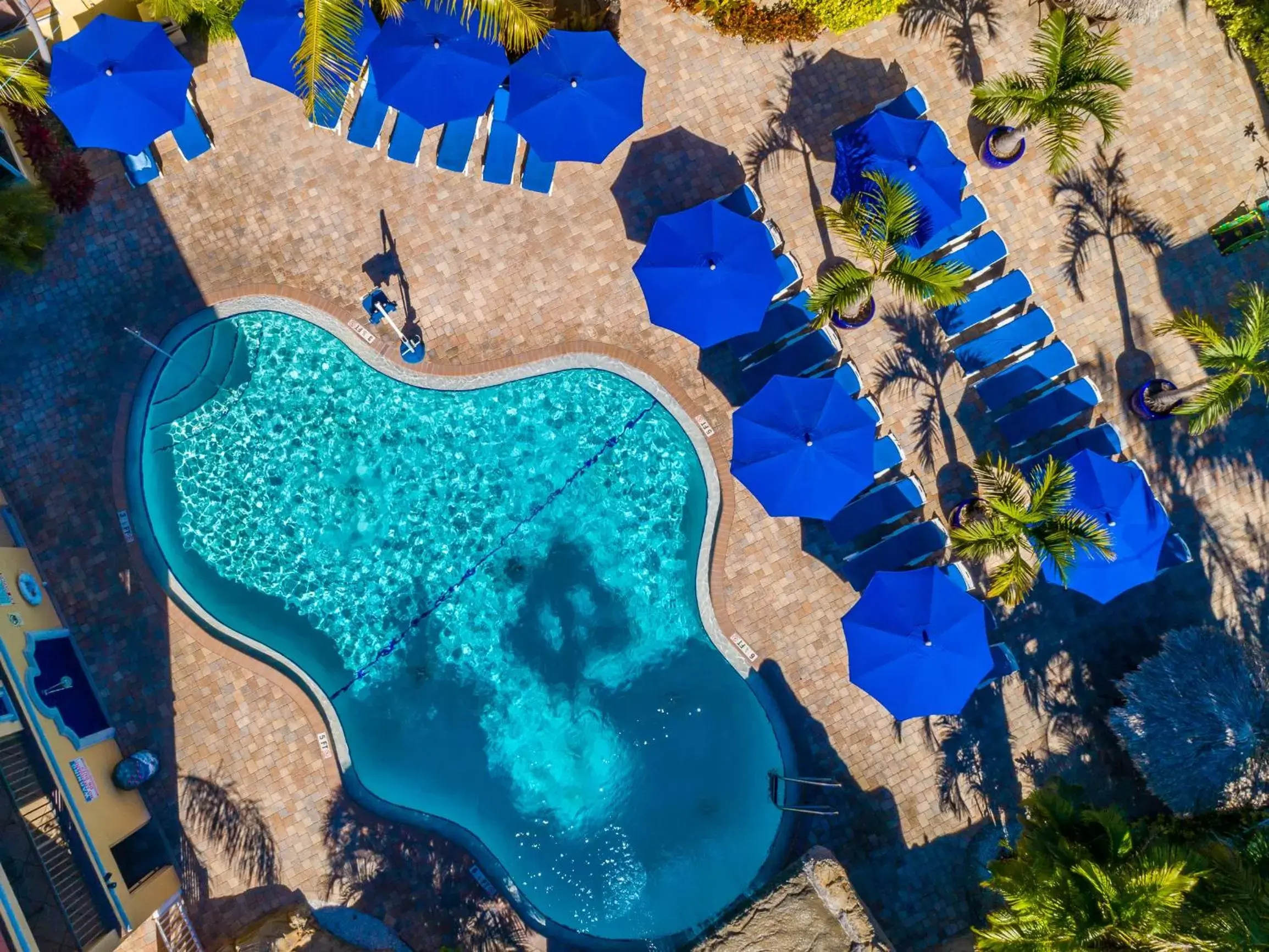 Bird's eye view, Pool View in Coconut Cove All Suite Hotel