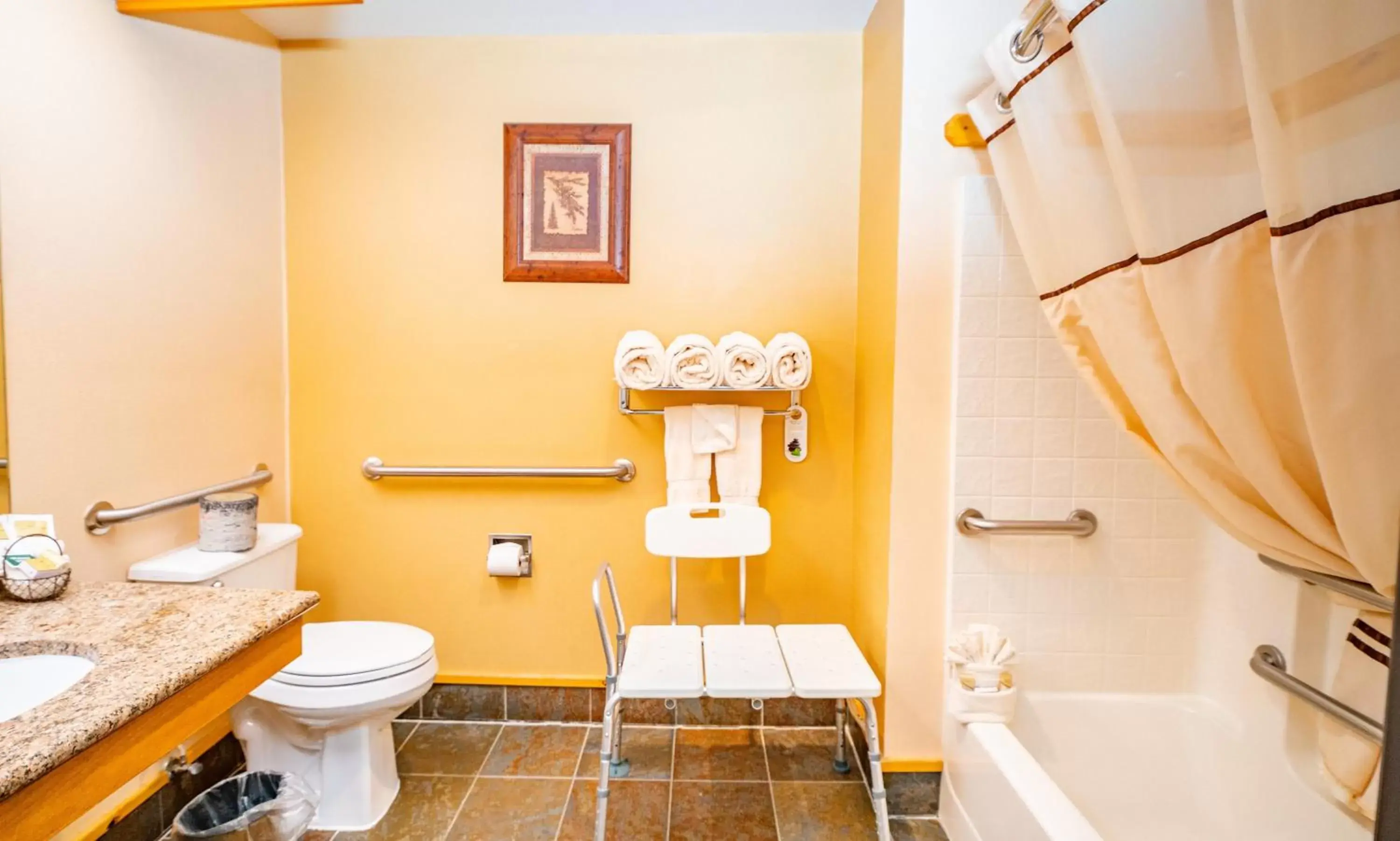 Bathroom in Spearfish Canyon Lodge