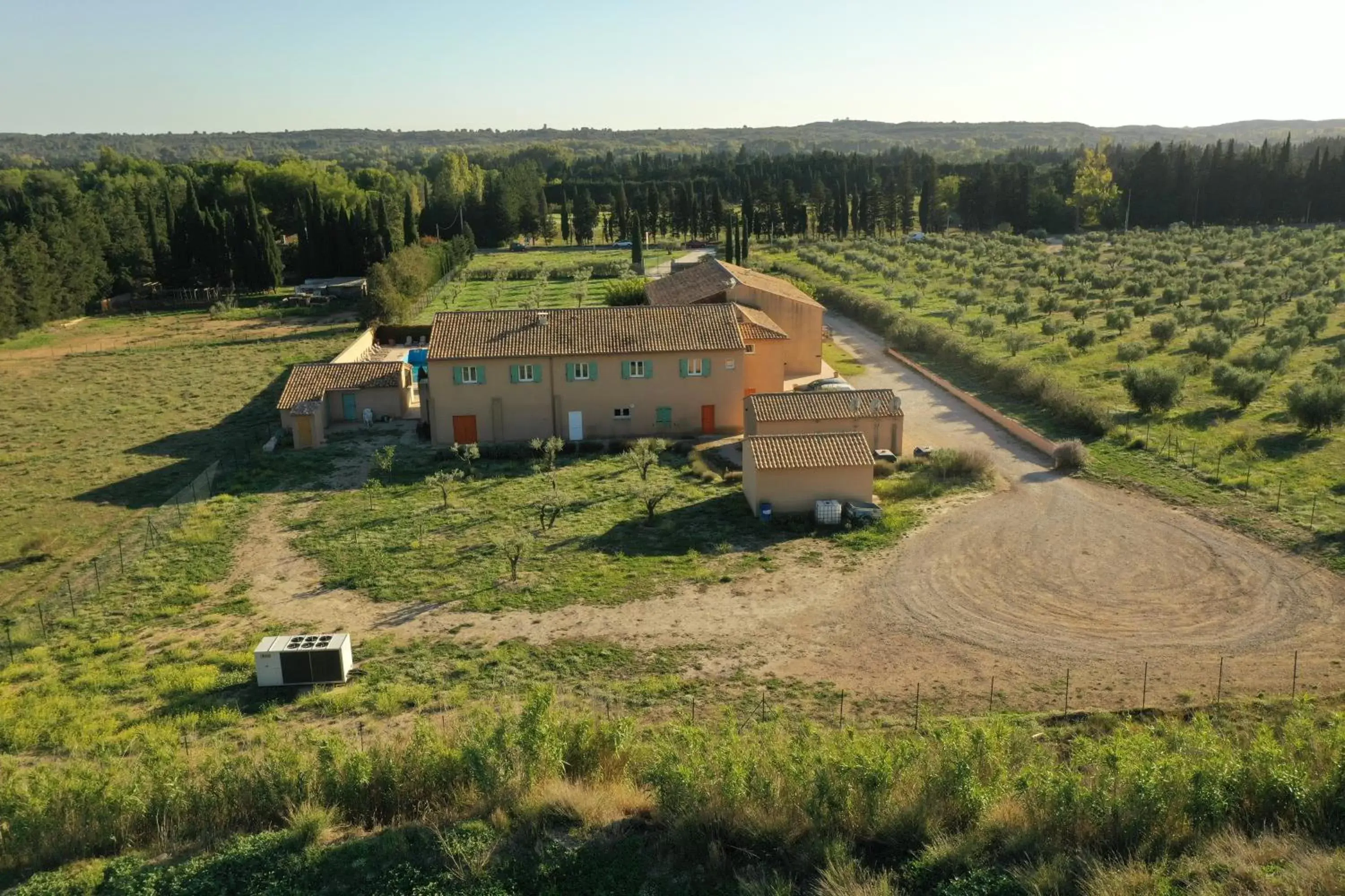 Property building, Bird's-eye View in Hotel Terriciaë Maussane