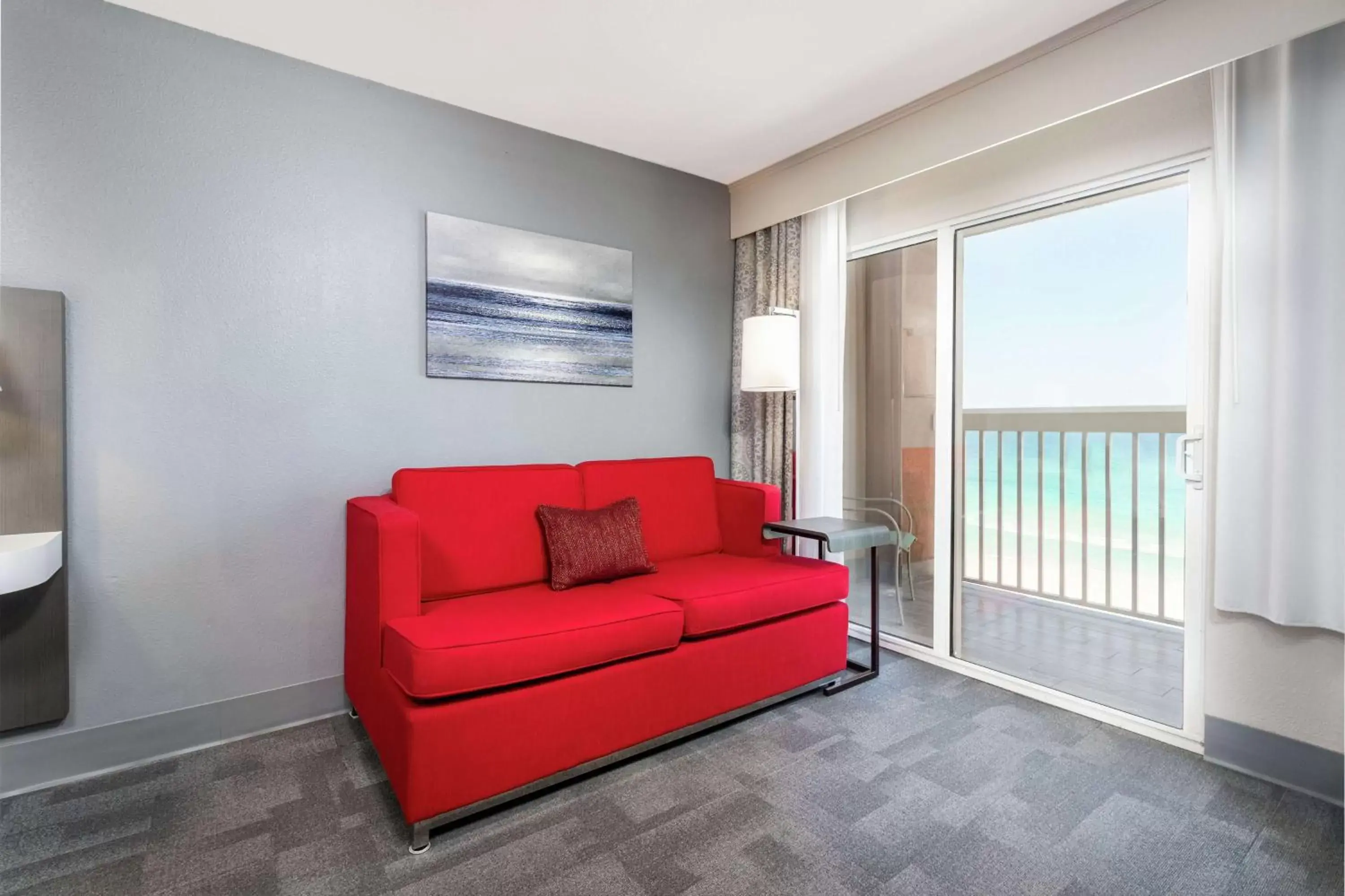 Living room, Seating Area in Hampton Inn Daytona Shores-Oceanfront