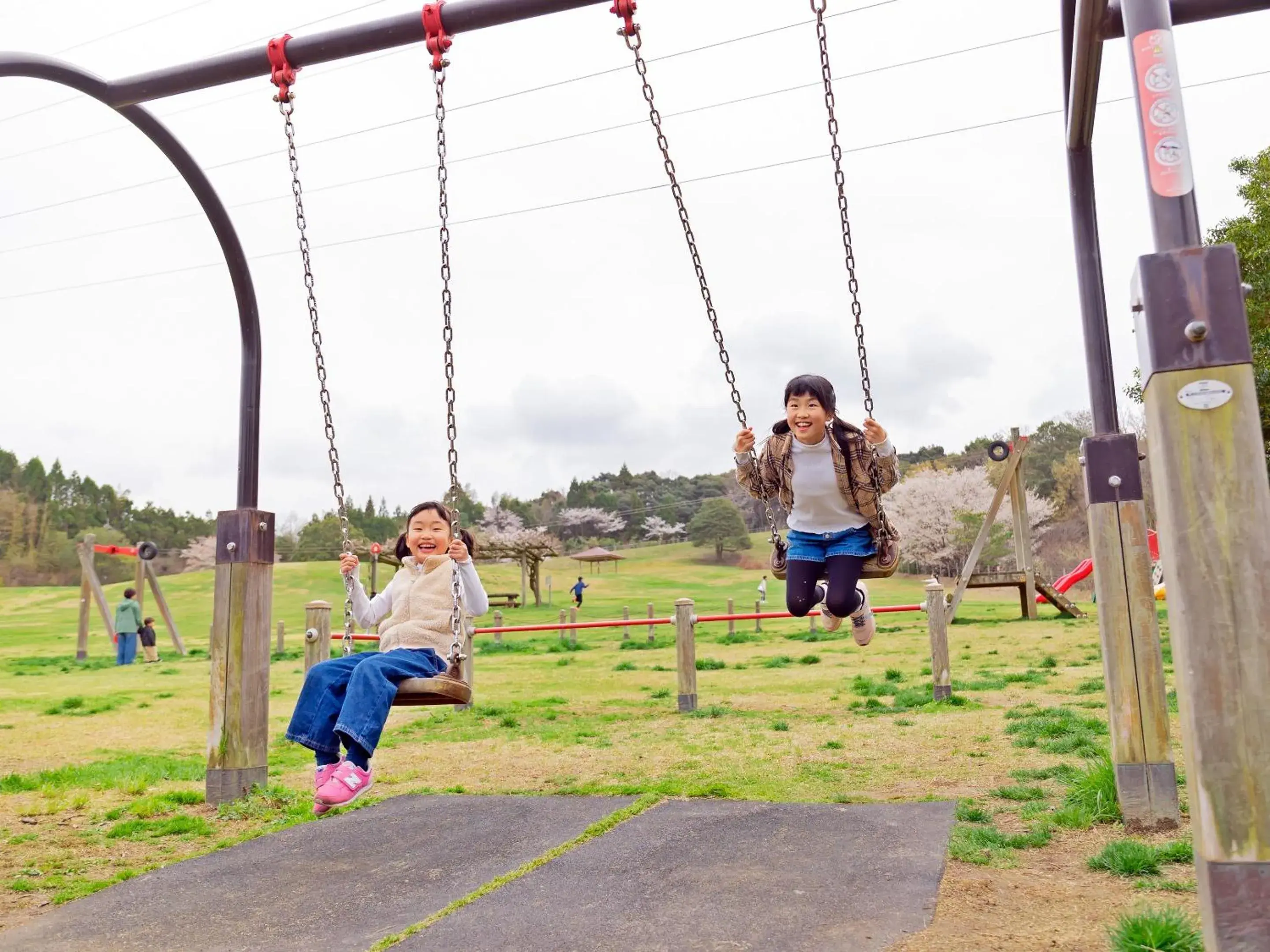 Children play ground, Children in Matsue Forest Park