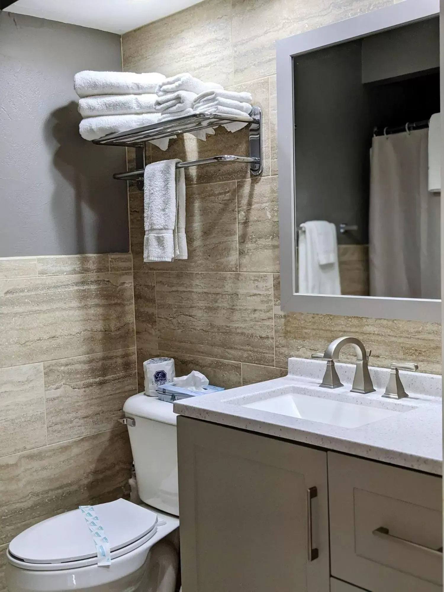 Bathroom in Beach Harbor Resort