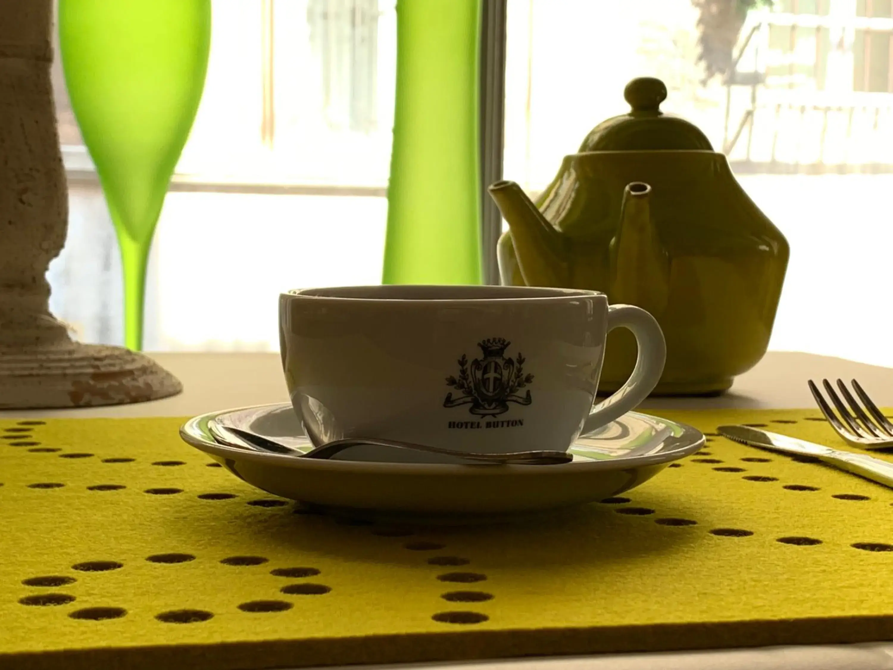 Coffee/tea facilities in Hotel Button