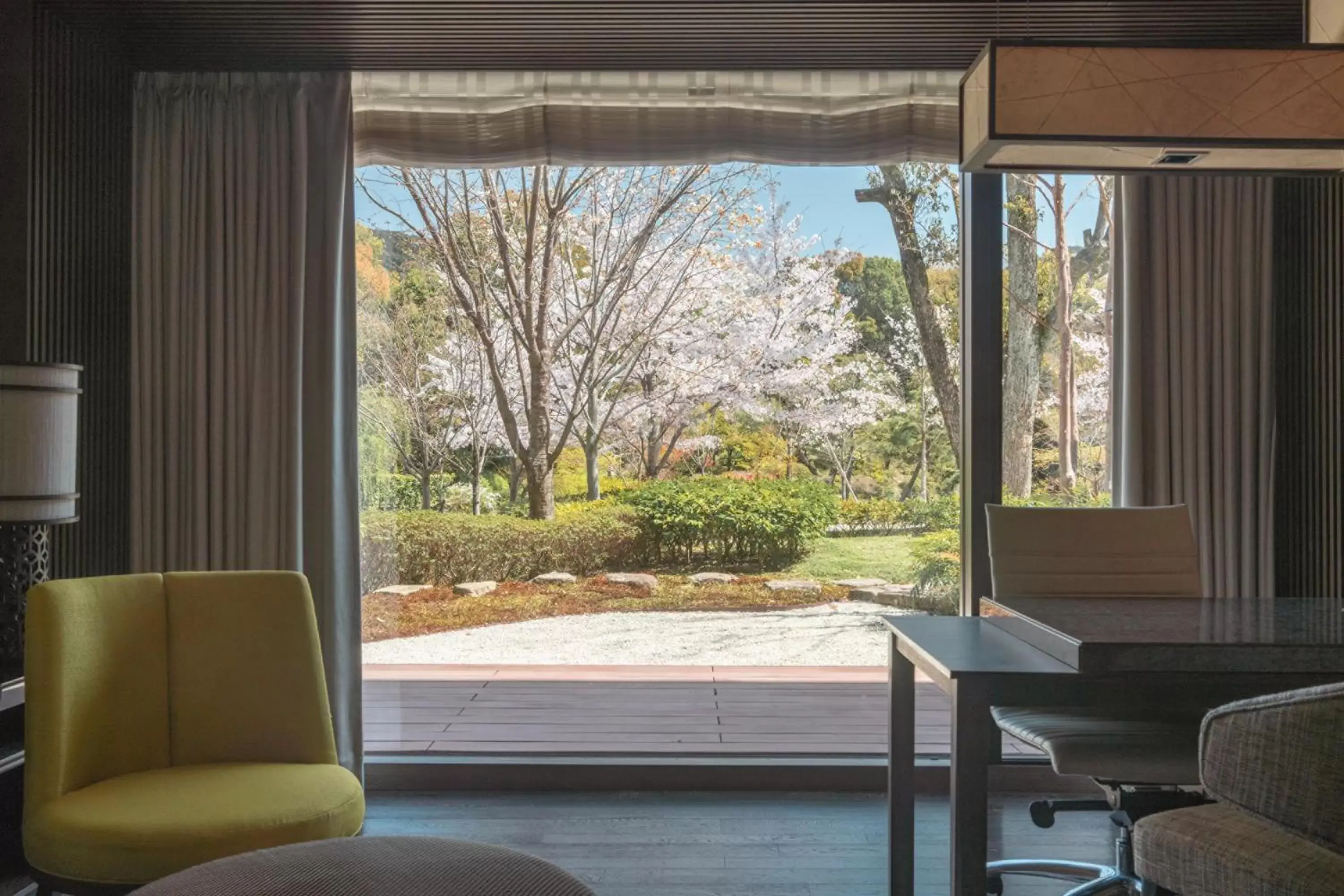 Garden view in Four Seasons Hotel Kyoto