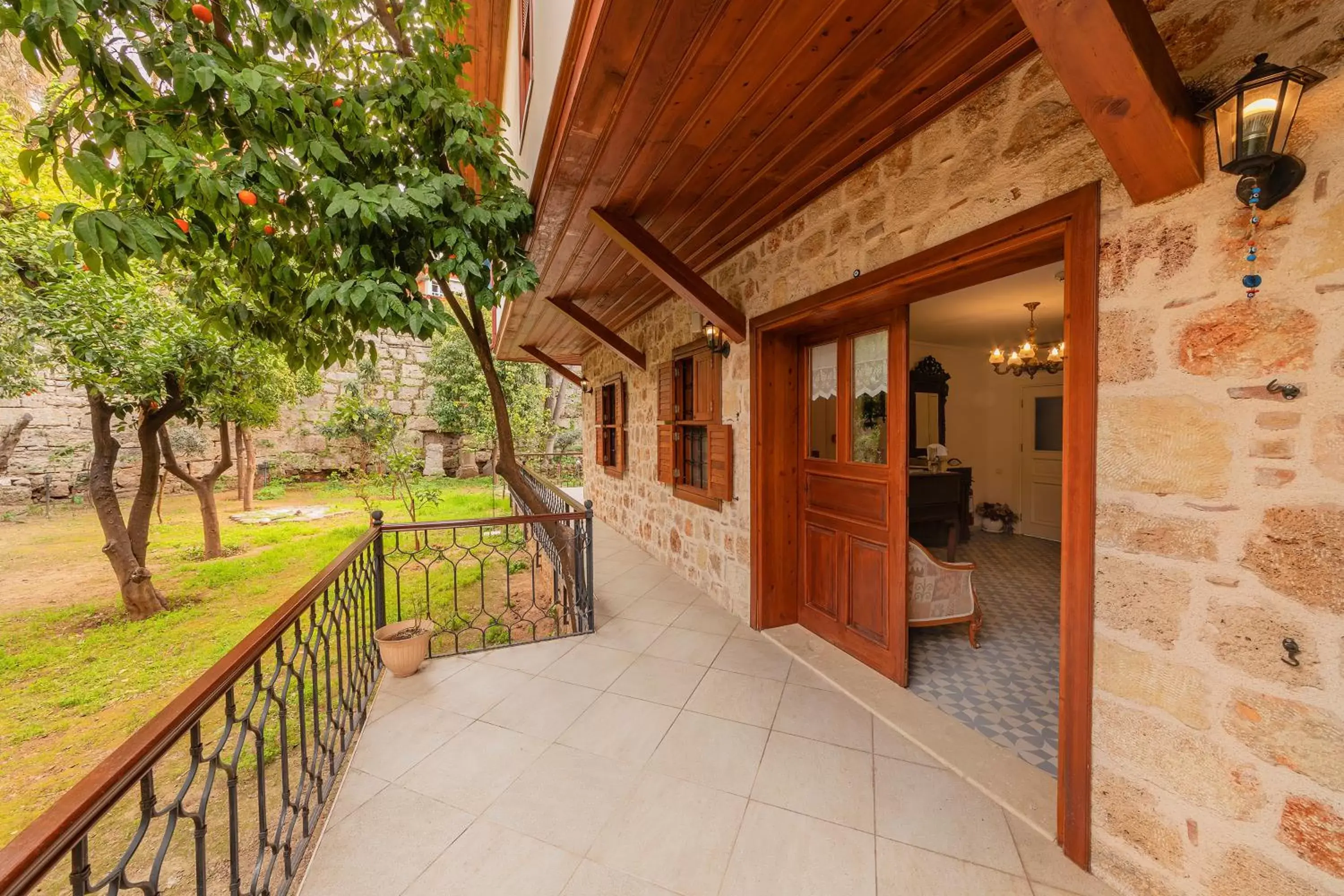 Patio in Zemira Garden Hotel