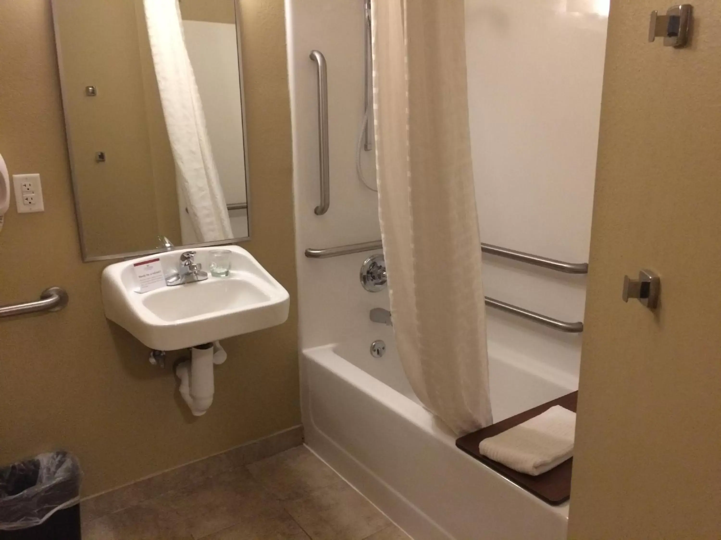 Bathroom in Candlewood Suites Watertown Fort Drum, an IHG Hotel