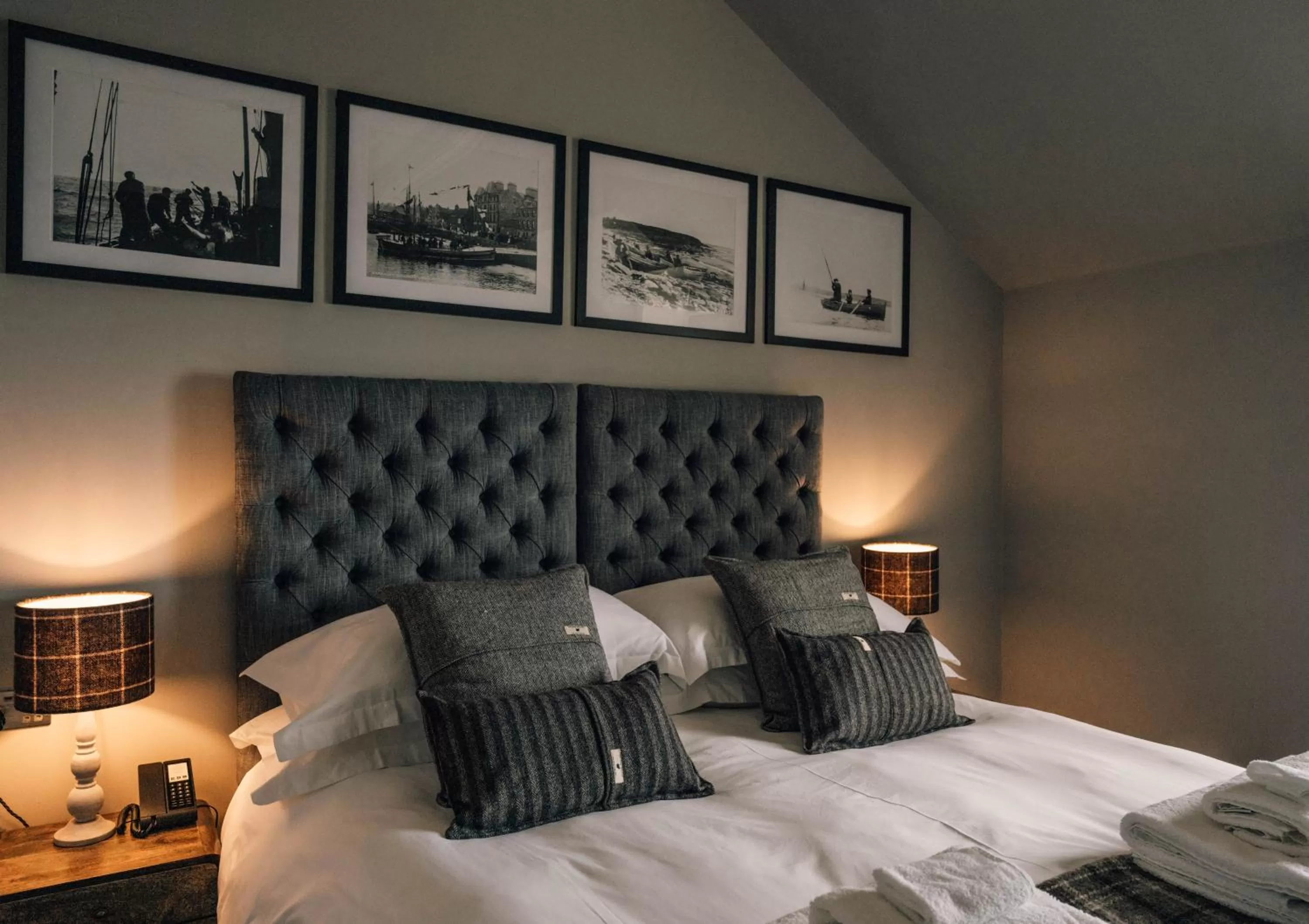 Bed in The Kirkwall Hotel