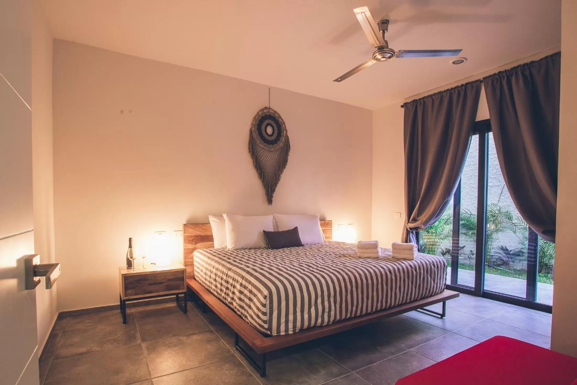 Bedroom, Bed in Panacea Condo Tulum