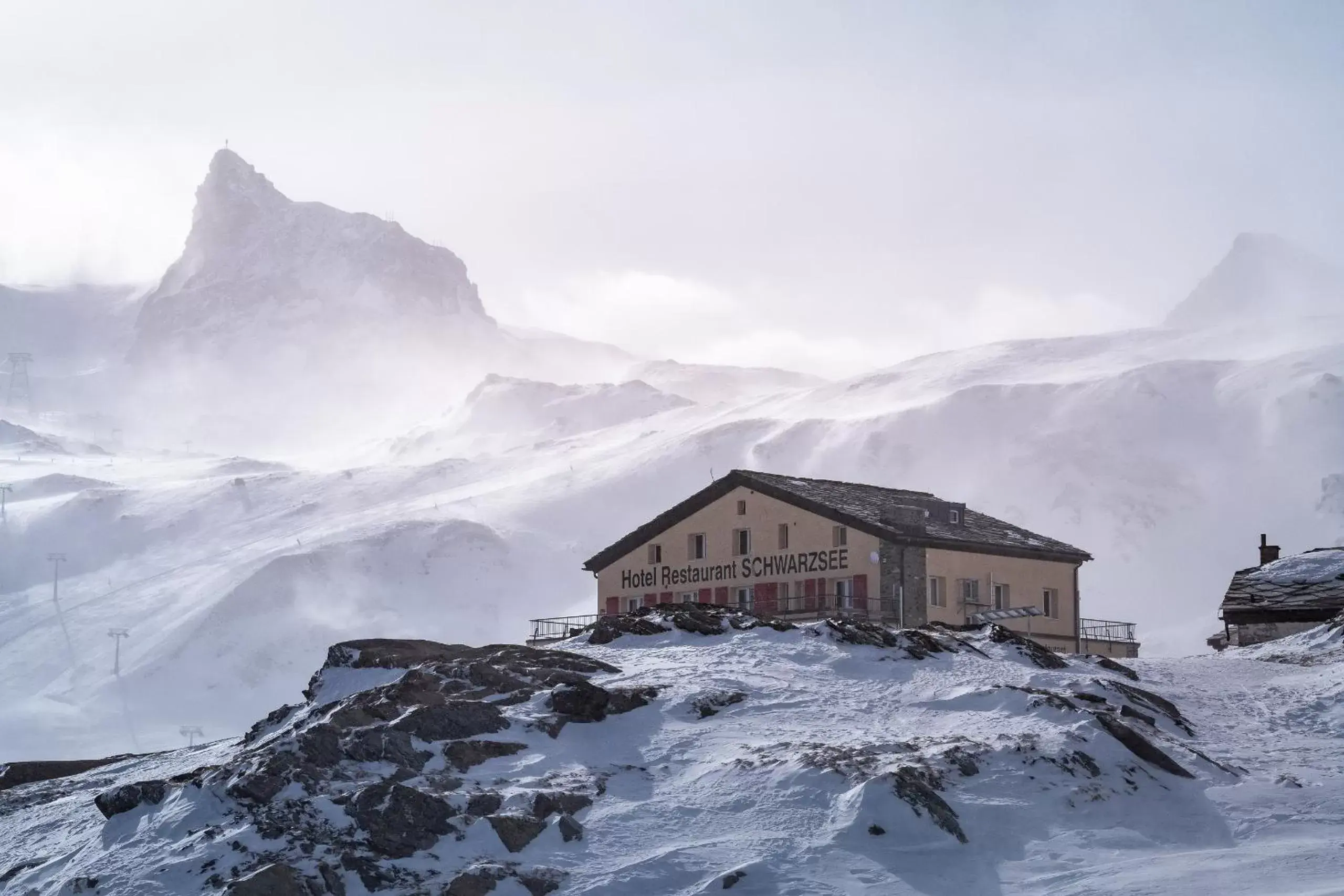 Property building, Winter in Hotel Schwarzsee