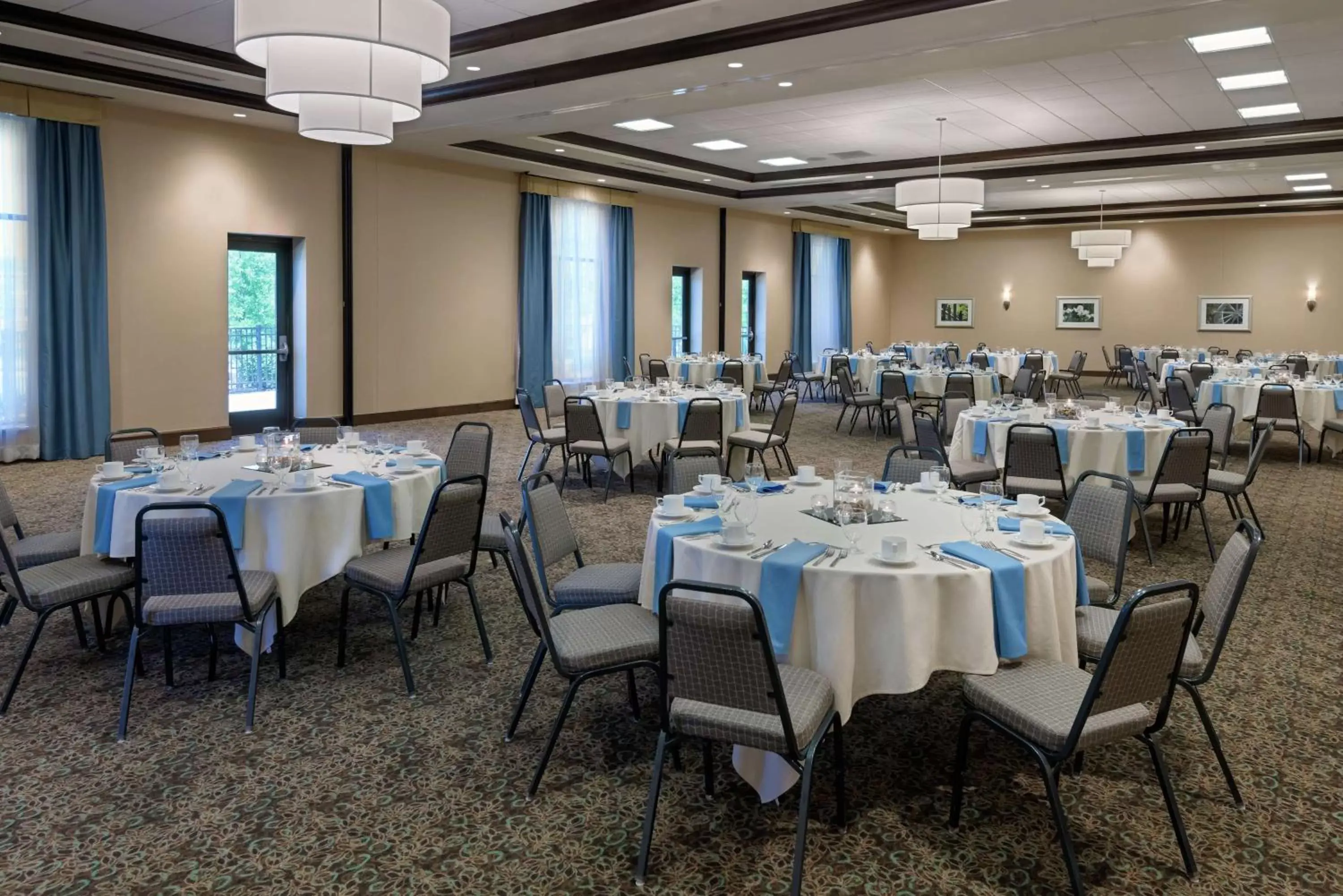 Meeting/conference room, Restaurant/Places to Eat in Hilton Garden Inn Akron