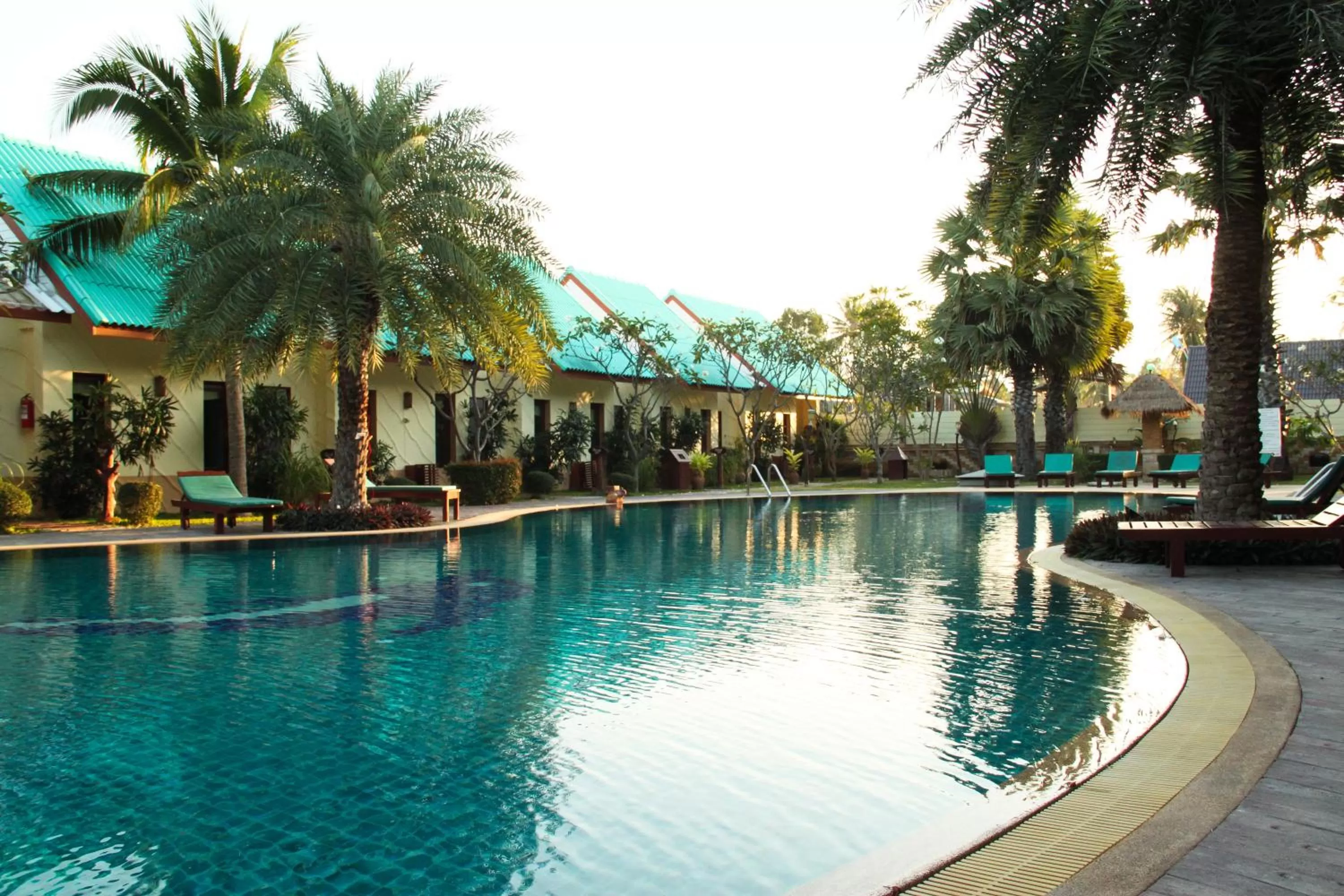 Swimming pool in The Green Beach Resort