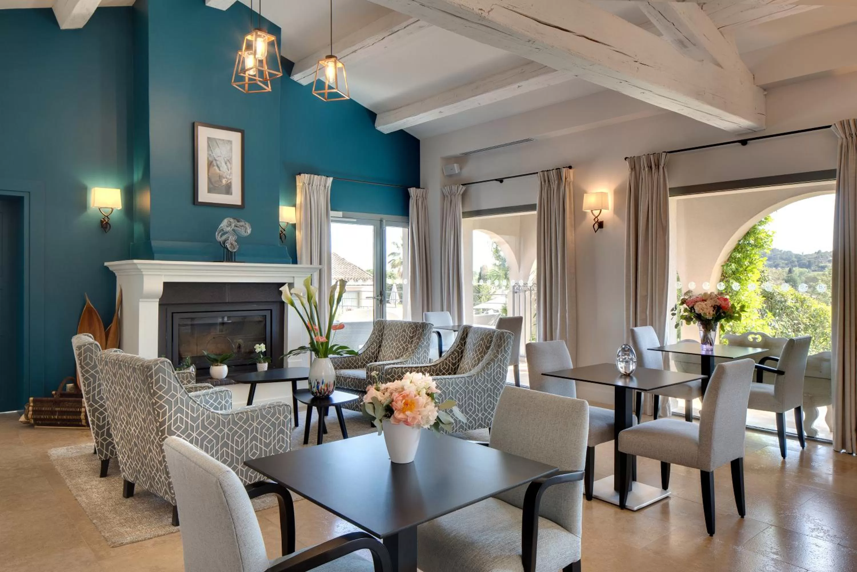 Living room in La Bastide de Biot