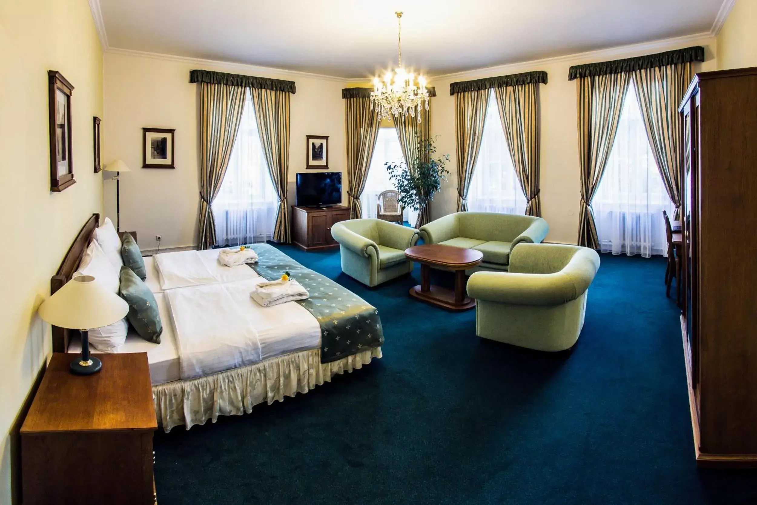 Family Suite with Balcony in Hotel Dvorak Cesky Krumlov Family Suite with Balcony in Hotel Dvorak Cesky Krumlov