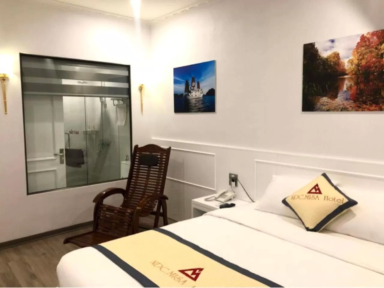 Bed in NDC MISA HOTEL