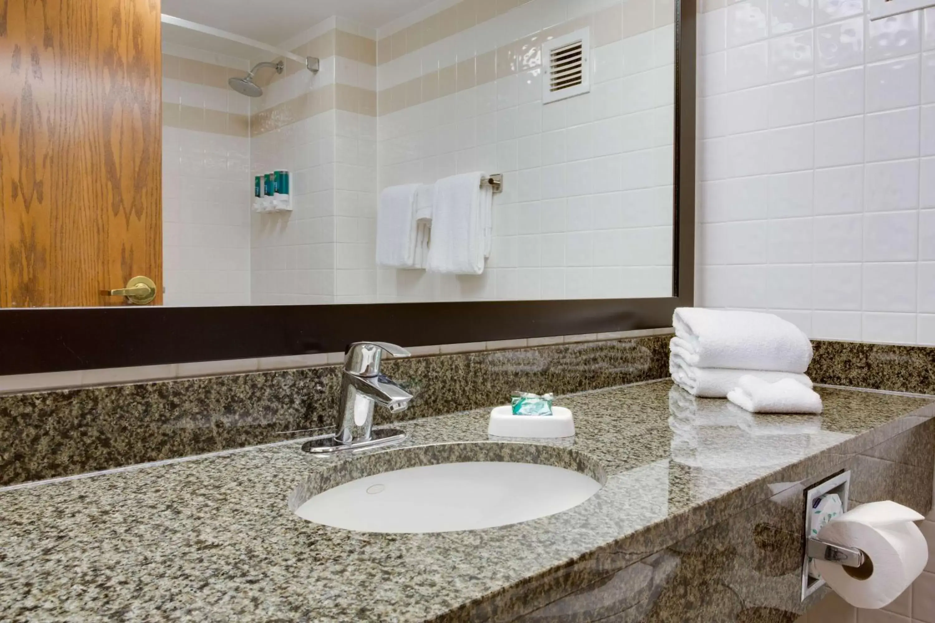 Bathroom in Drury Plaza Hotel San Antonio Airport