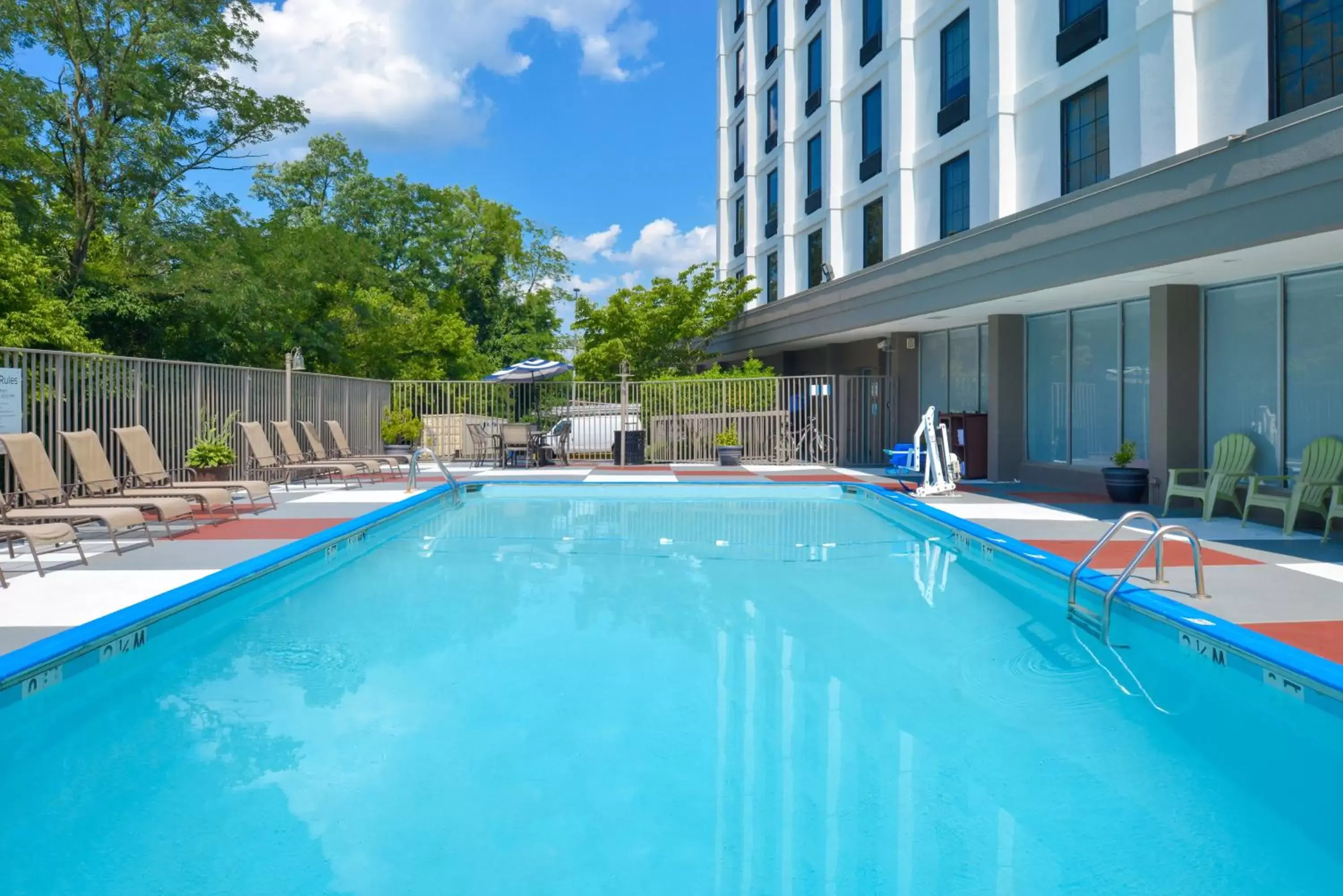 Swimming Pool in Holiday Inn Express Towson- Baltimore North, an IHG Hotel