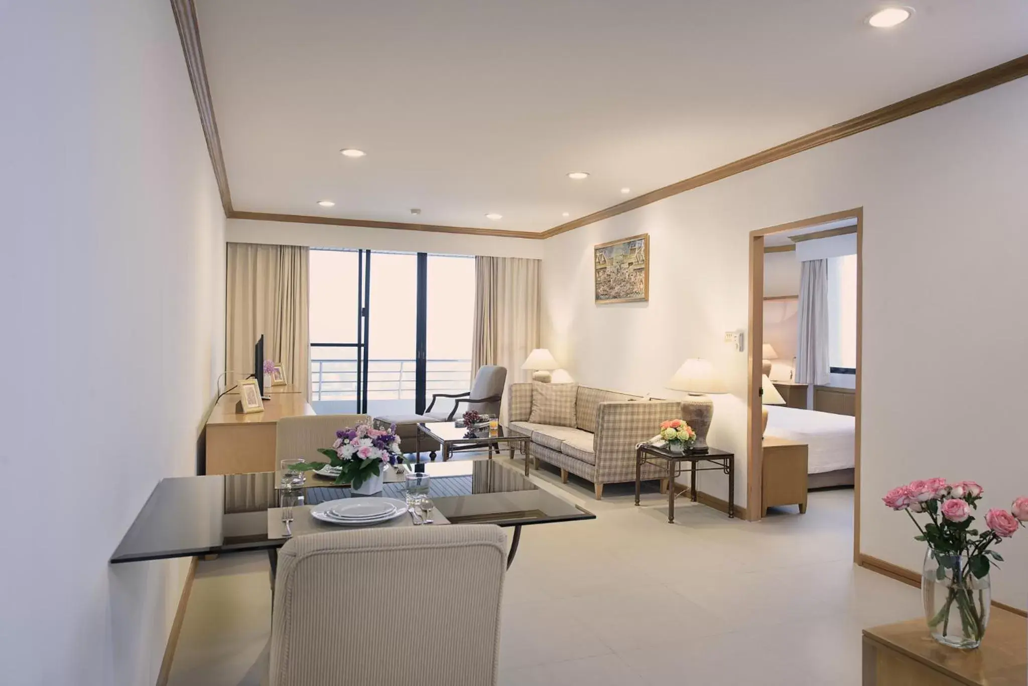 Living room in Riverine Place Hotel and Residence Living room in Riverine Place Hotel and Residence