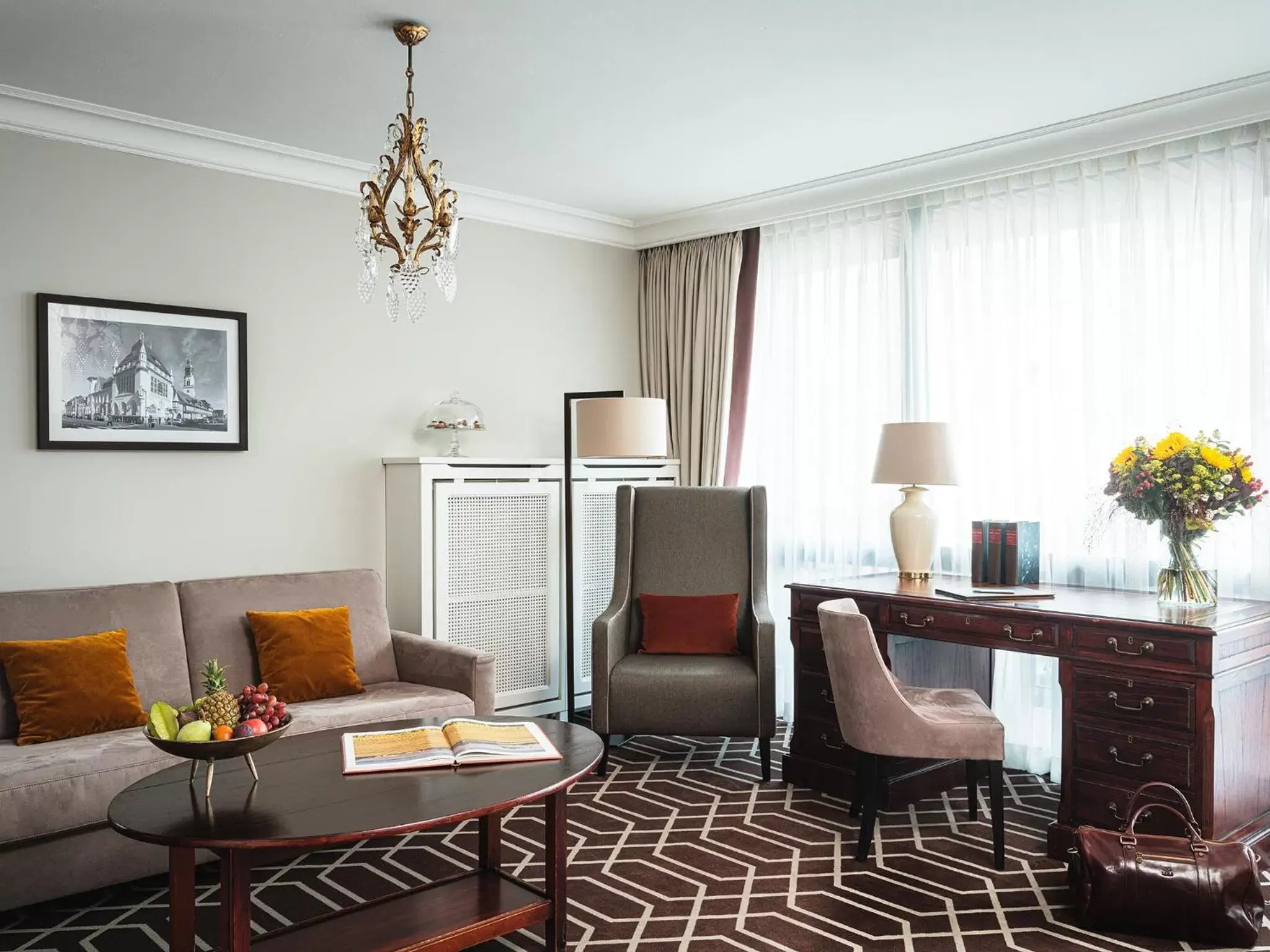 Seating Area in Althoff Hotel Fürstenhof