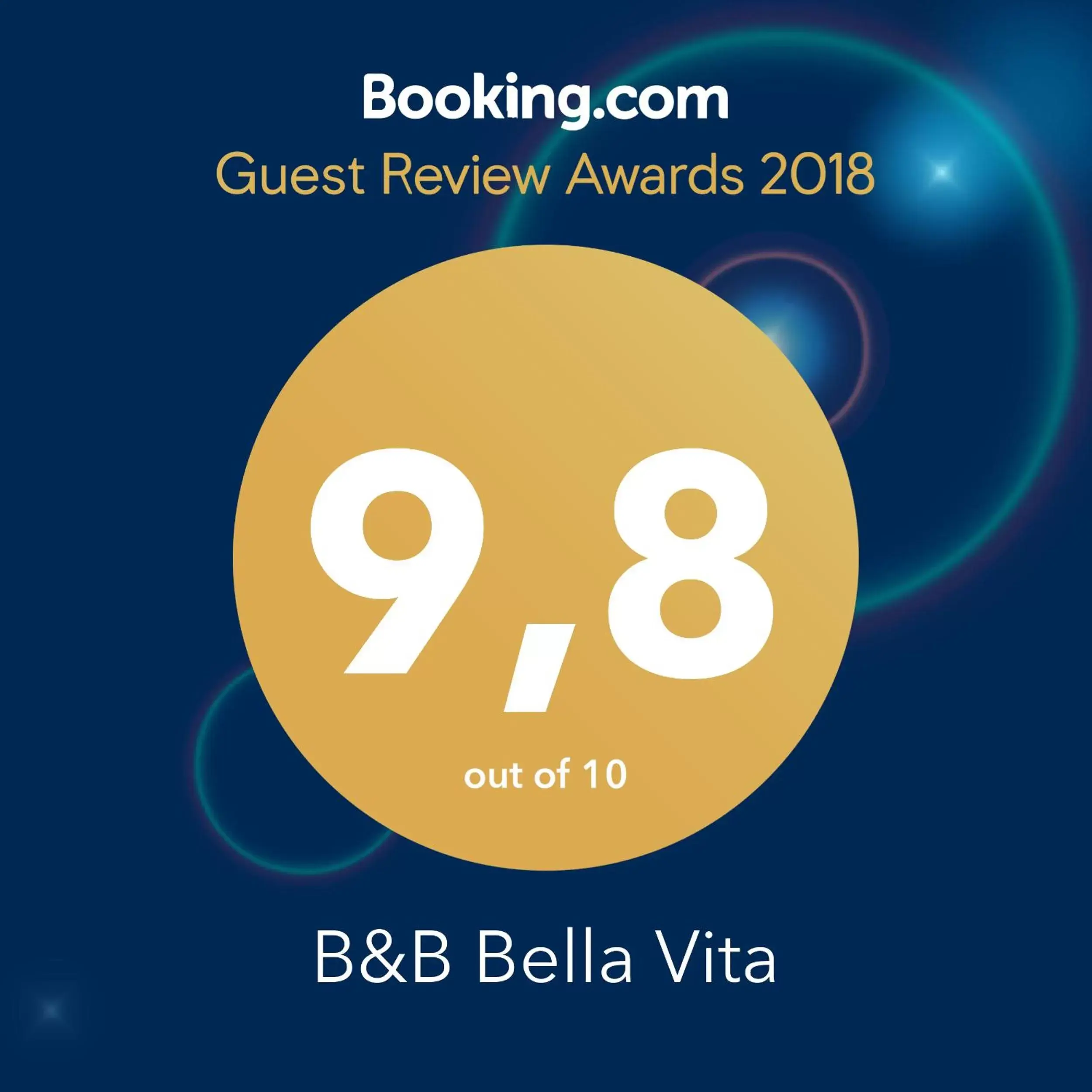 Certificate/Award in Bella Vita Rooms