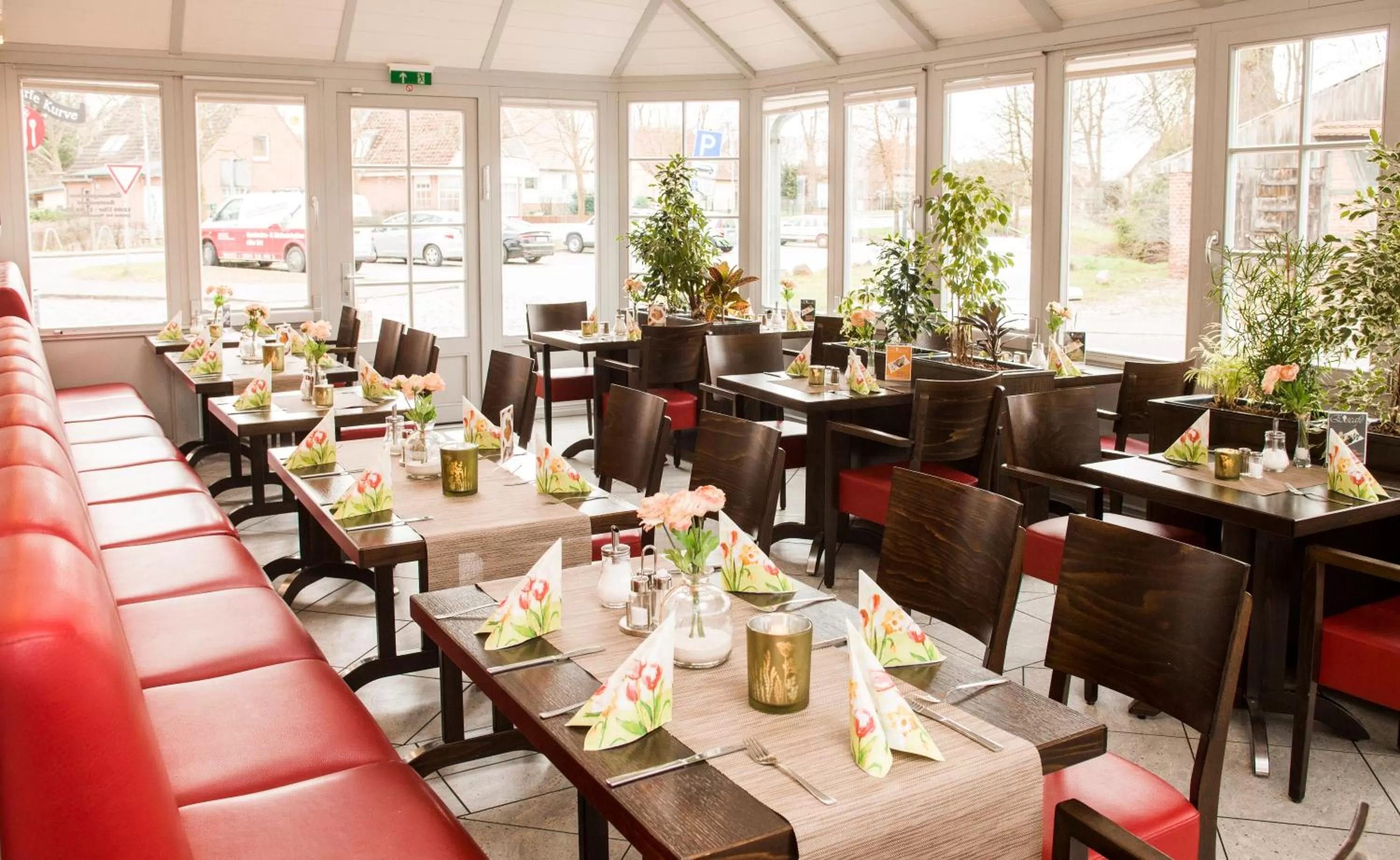 Restaurant/places to eat in Gästehaus Scharfe Kurve