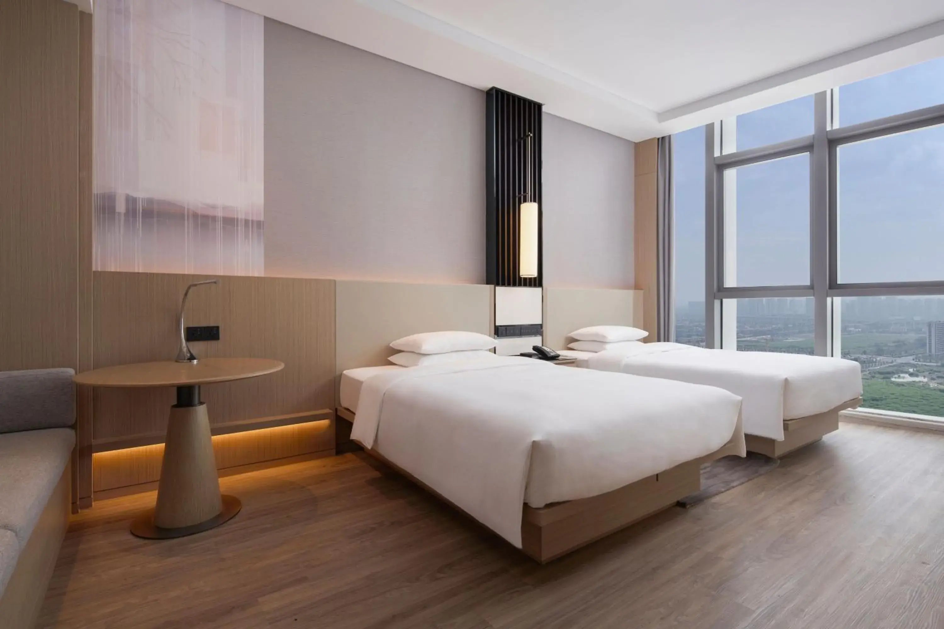 Photo of the whole room, Bed in Courtyard by Marriott Hangzhou Xihu