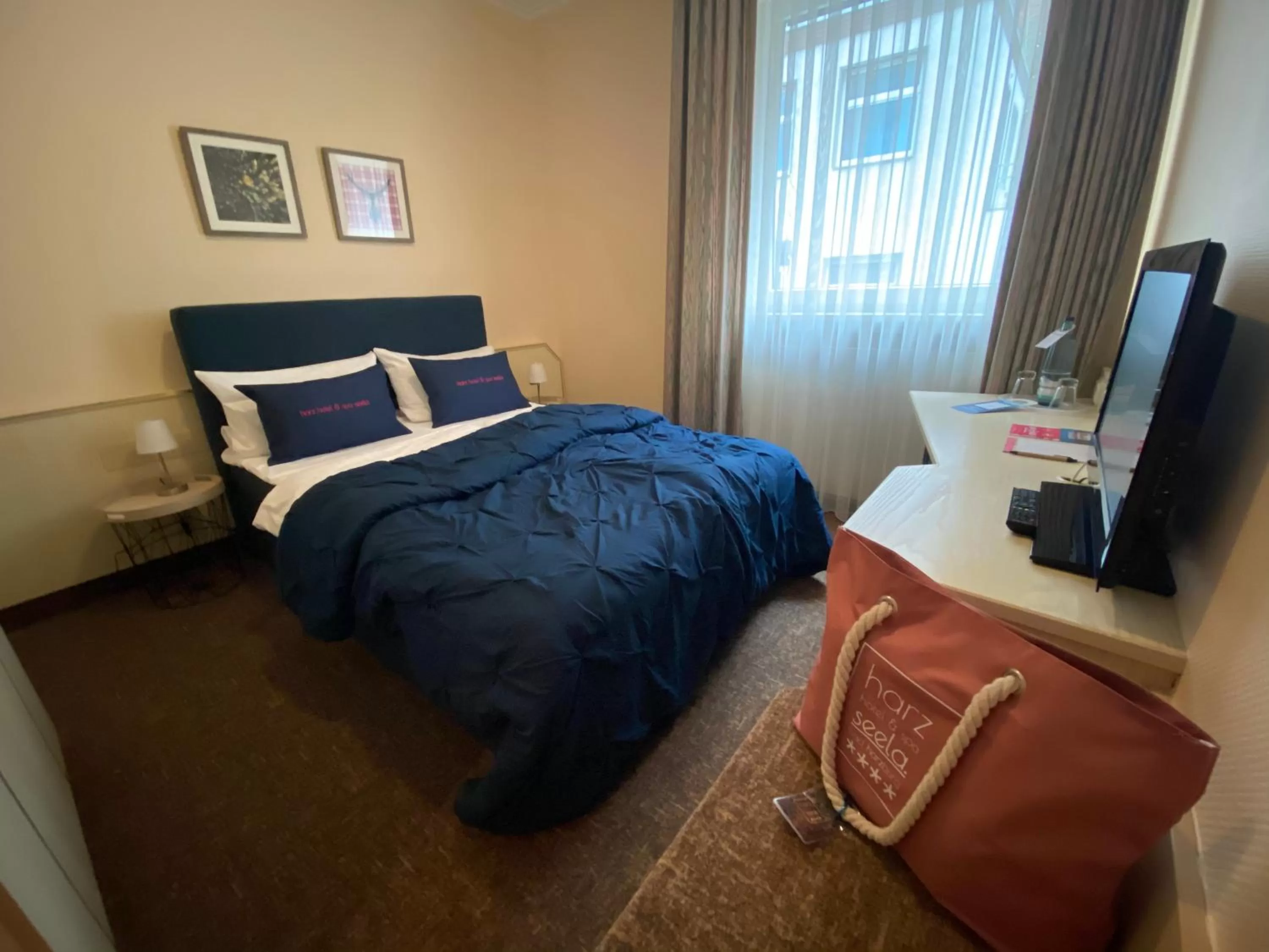 Bed in Harz Hotel & Spa Seela