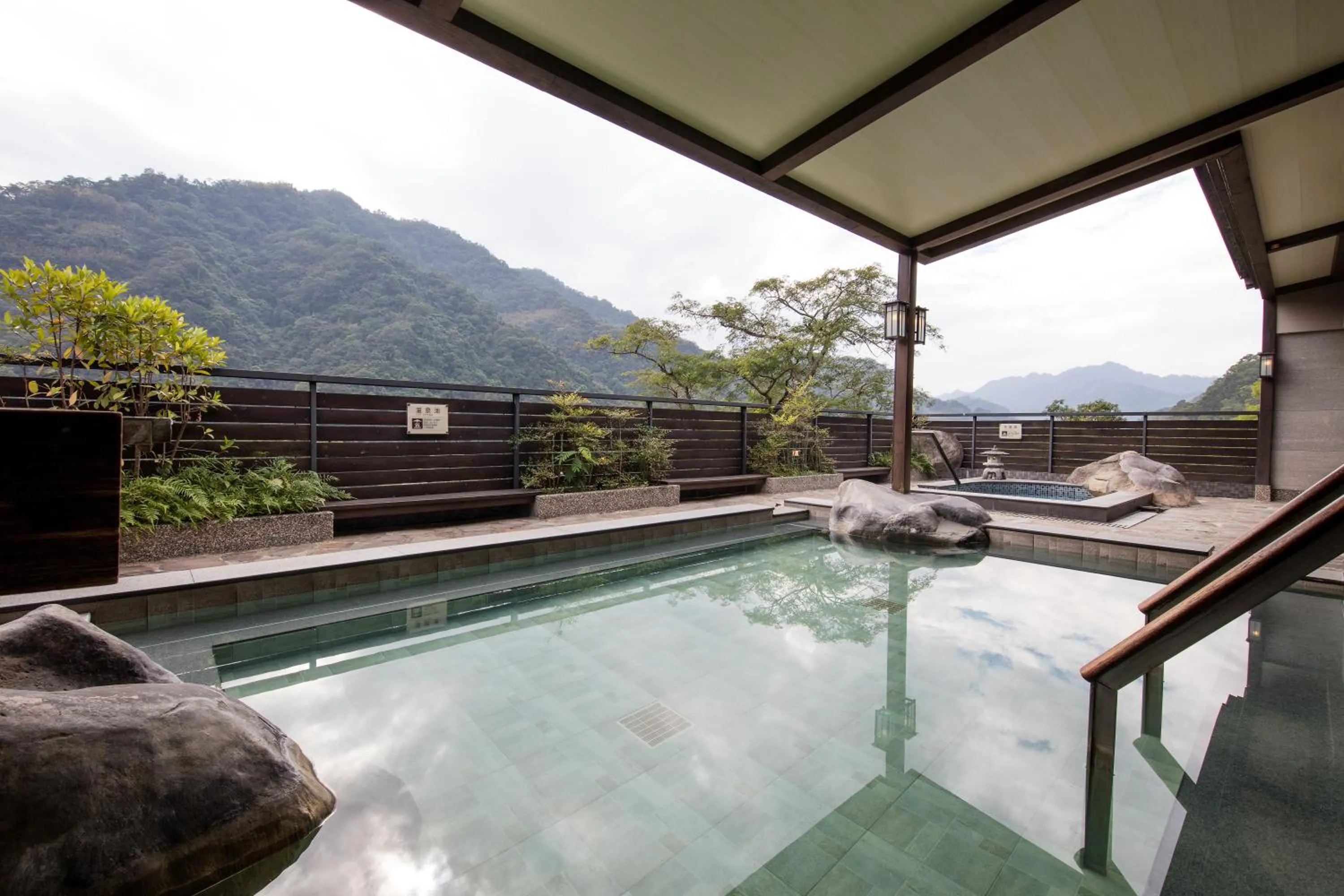 Open Air Bath in Great Roots Forestry Spa Resort