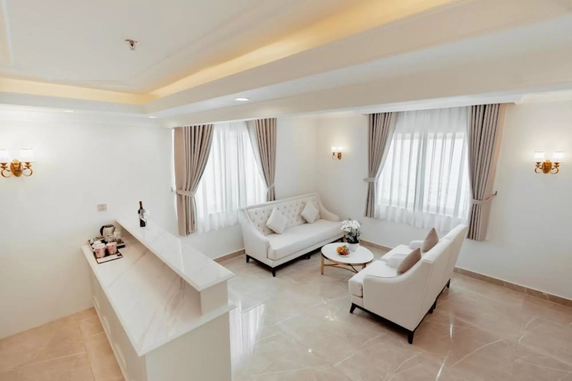 Living room, Seating Area in MerPerle Beach Hotel
