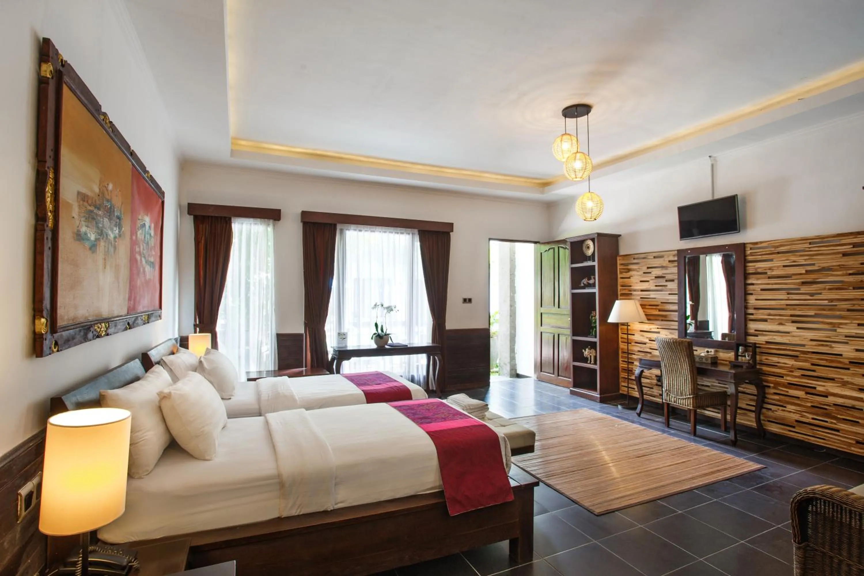 Bed in Ubud Raya Boutique Hotel