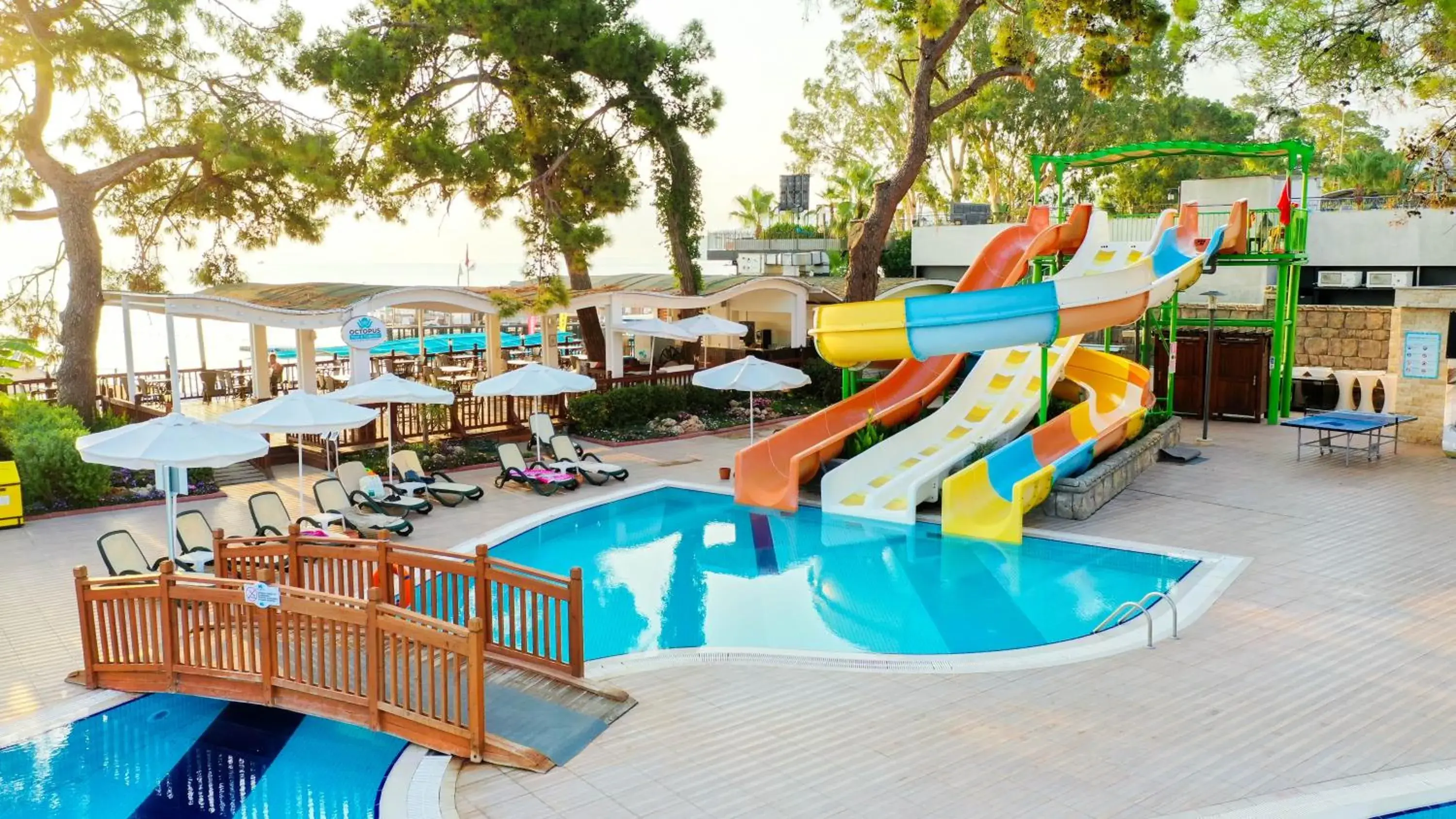 Children play ground, Water Park in Crystal Aura Beach Resort & Spa