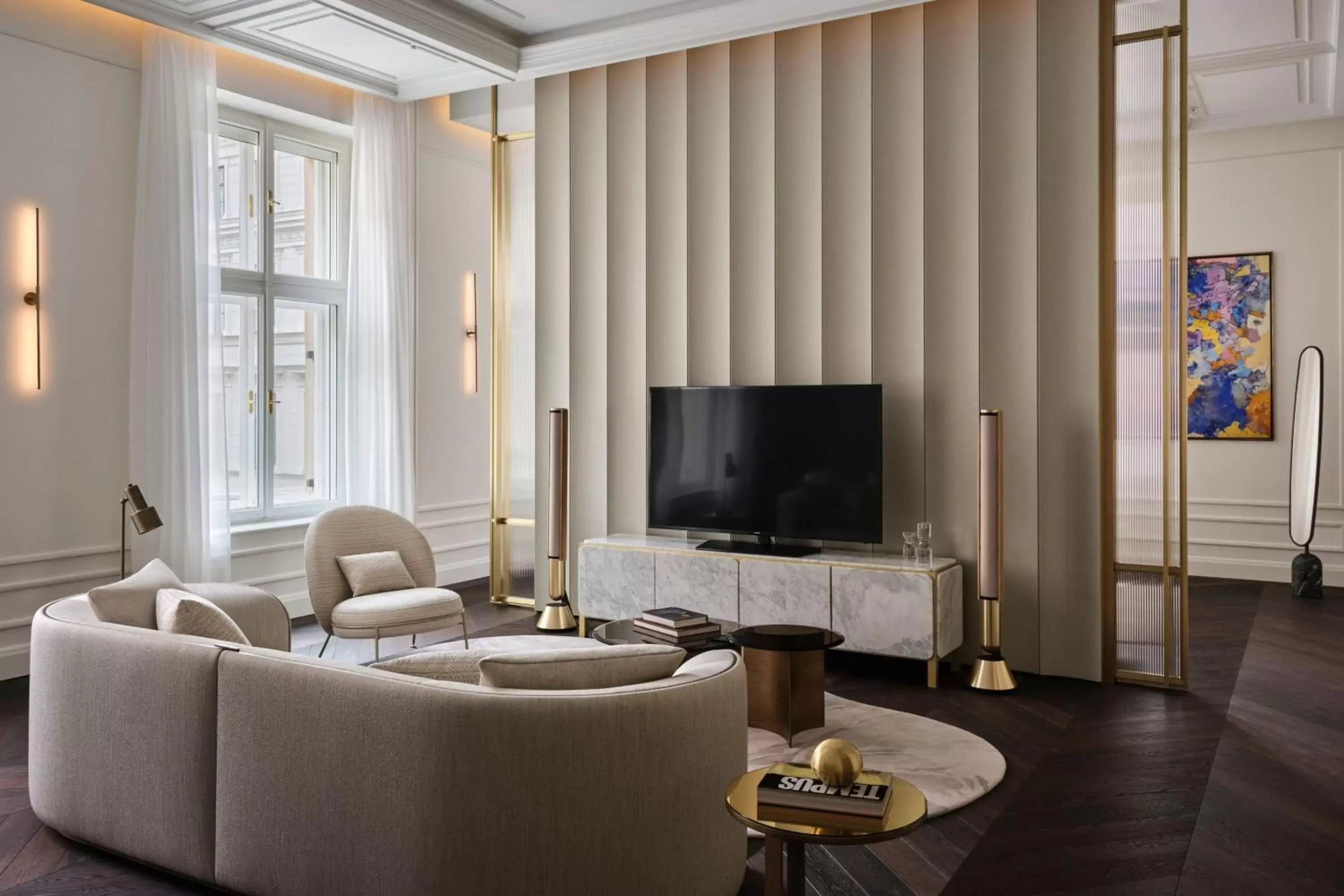 Living room, Seating Area in The Ritz-Carlton, Vienna