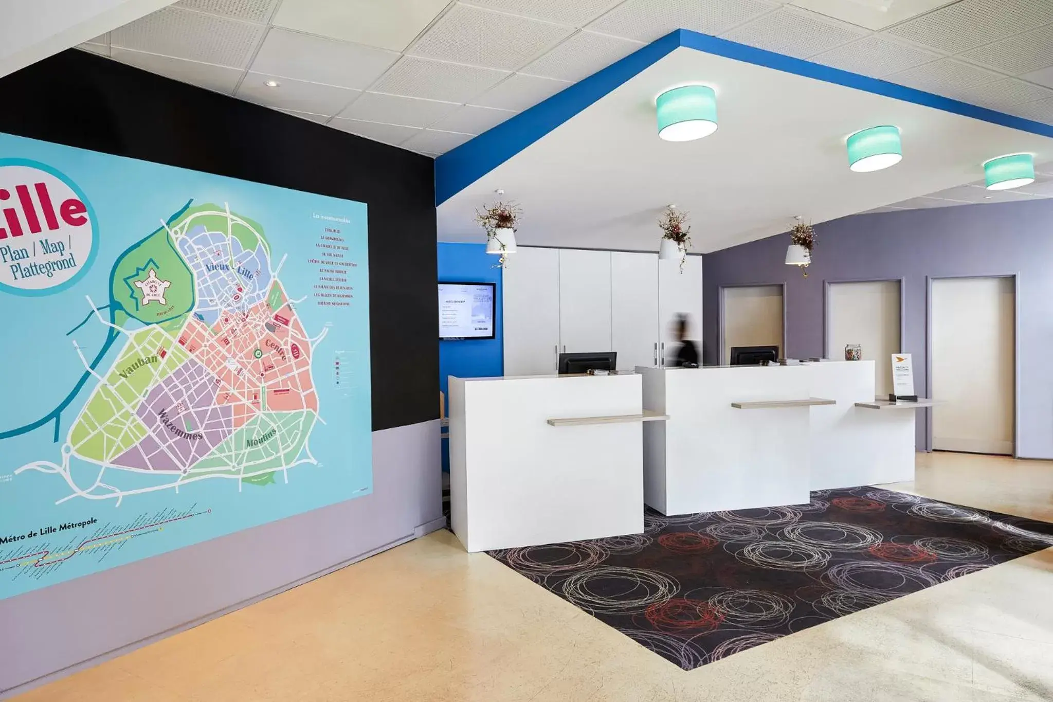 Lobby or reception in ibis Styles Lille Centre Gare Beffroi