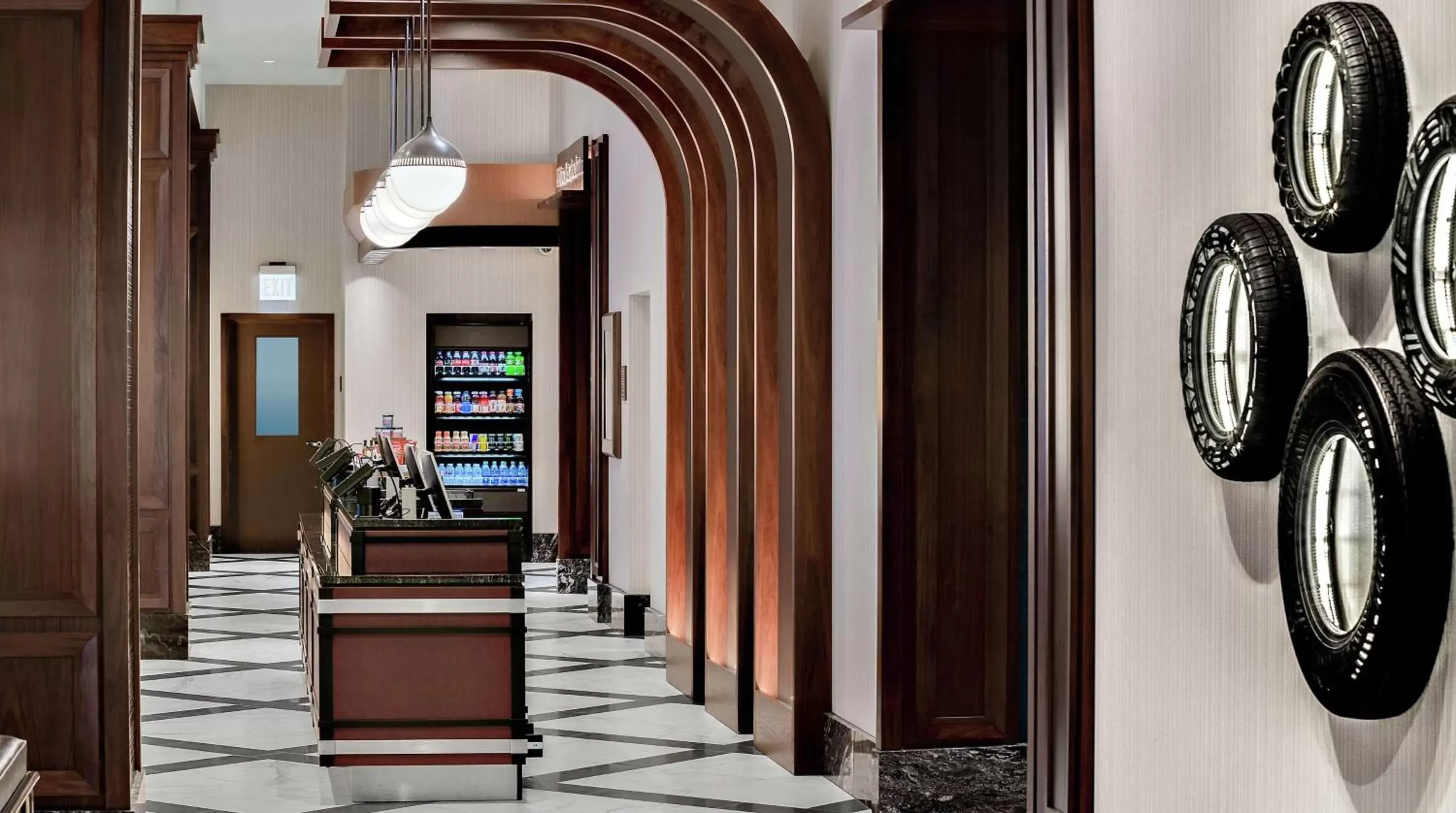 Lobby or reception in Hilton Garden Inn Chicago McCormick Place