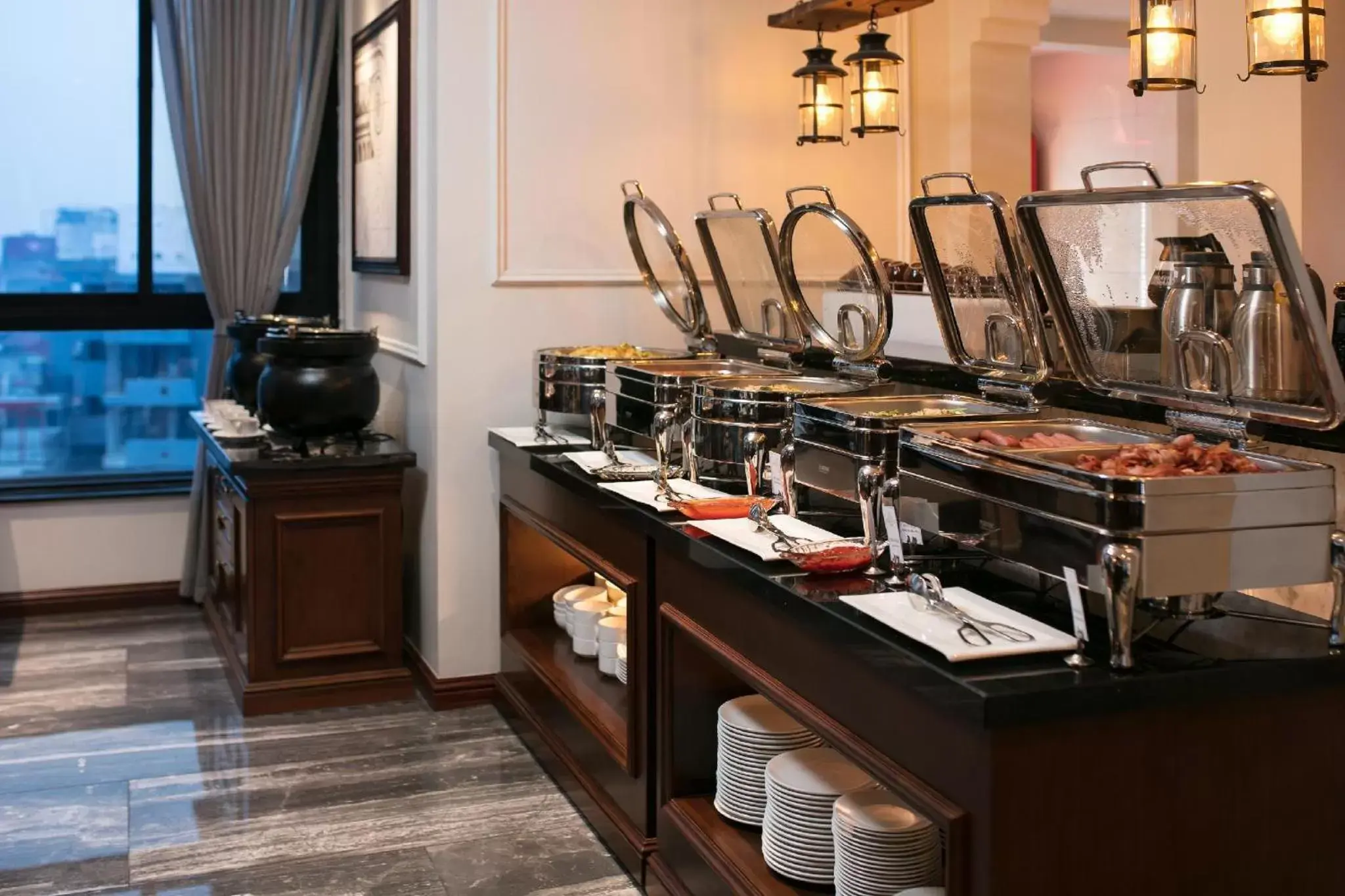 Breakfast in Lucien Hanoi Lakeside Hotel & Rooftop Breakfast in Lucien Hanoi Lakeside Hotel & Rooftop