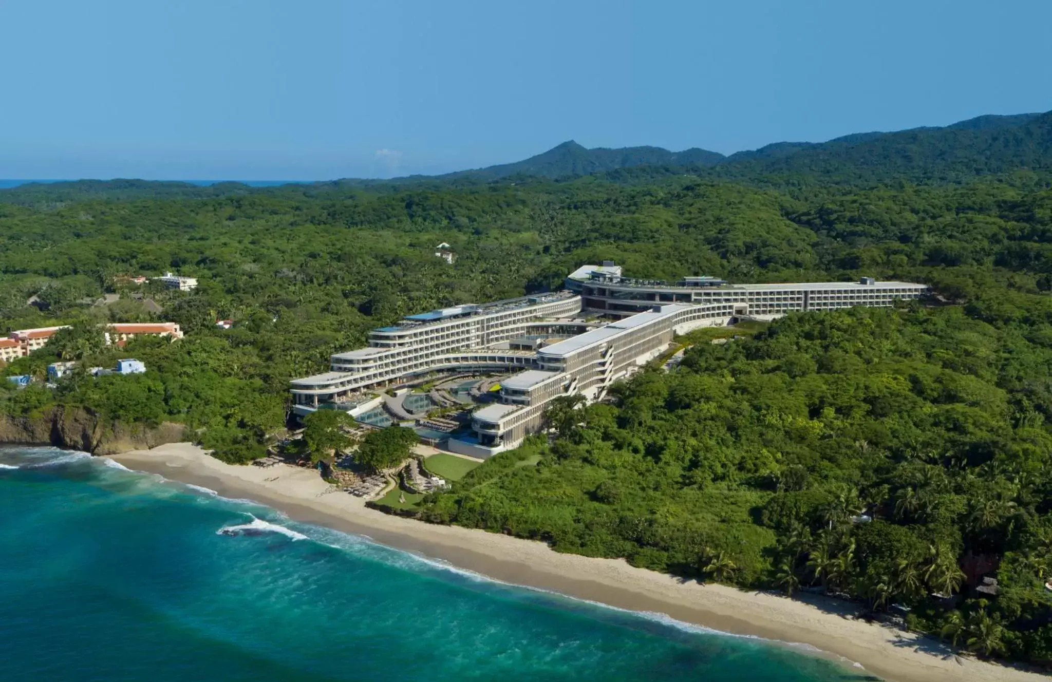 Property building, Bird's-eye View in Secrets Bahia Mita Surf and Spa - All Inclusive - Adults Only