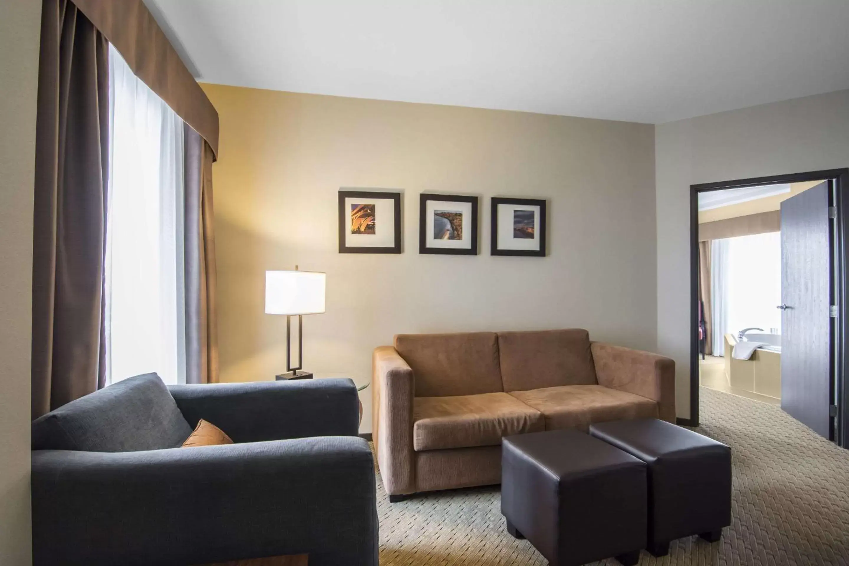 Photo of the whole room, Seating Area in Comfort Suites Saskatoon