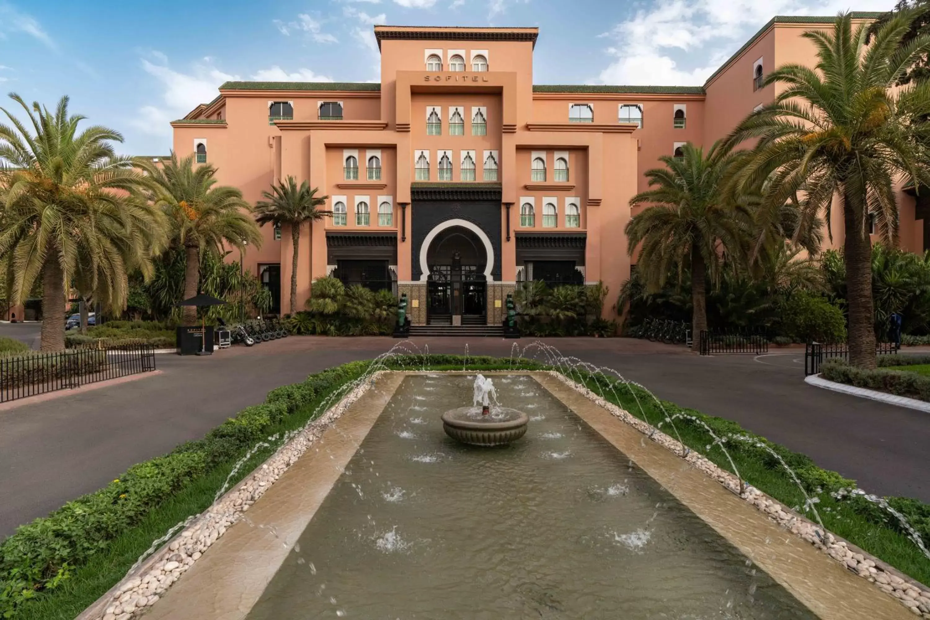 Facade/entrance, Property Building in Sofitel Marrakech Lounge and Spa